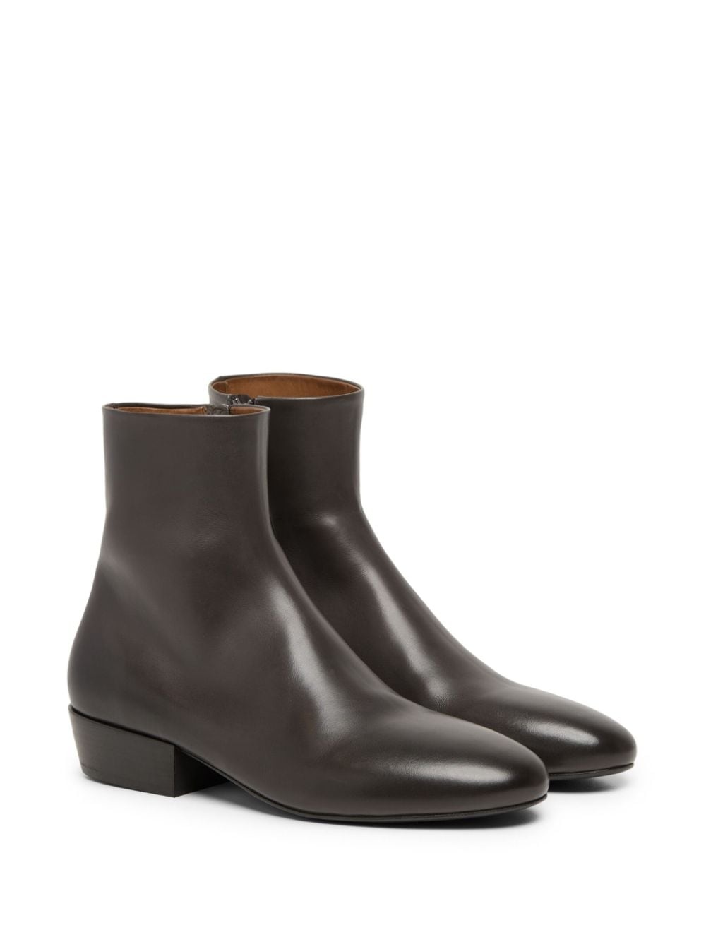 leather ankle boots - 2