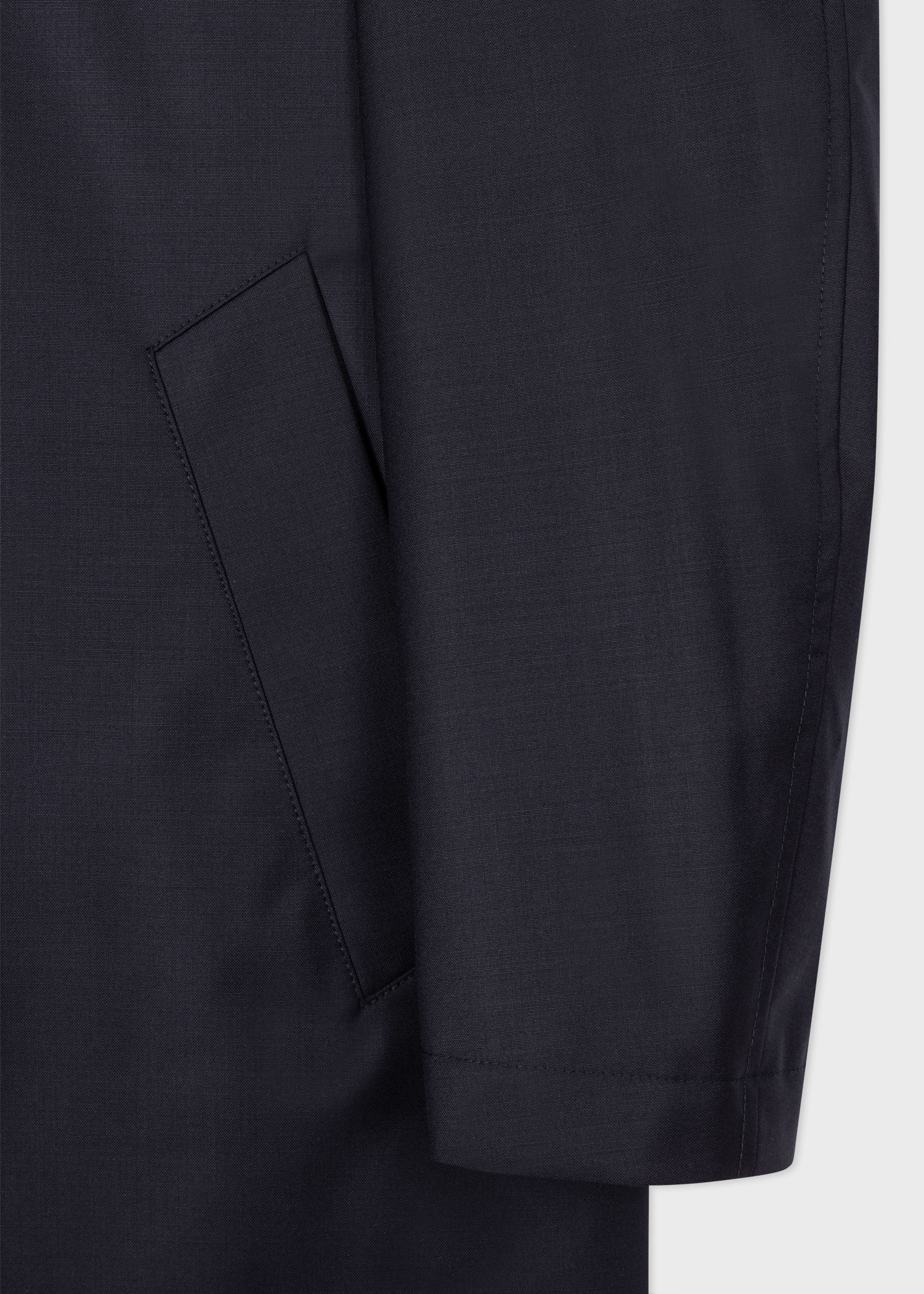 'Storm System' Wool Mac With Detachable Gilet - 6