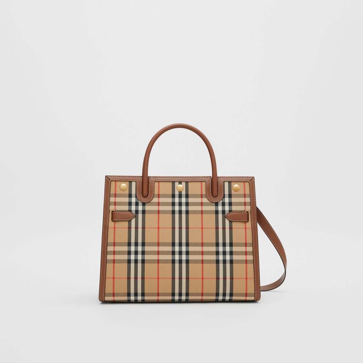 Mini Vintage Check Two-handle Title Bag - 1