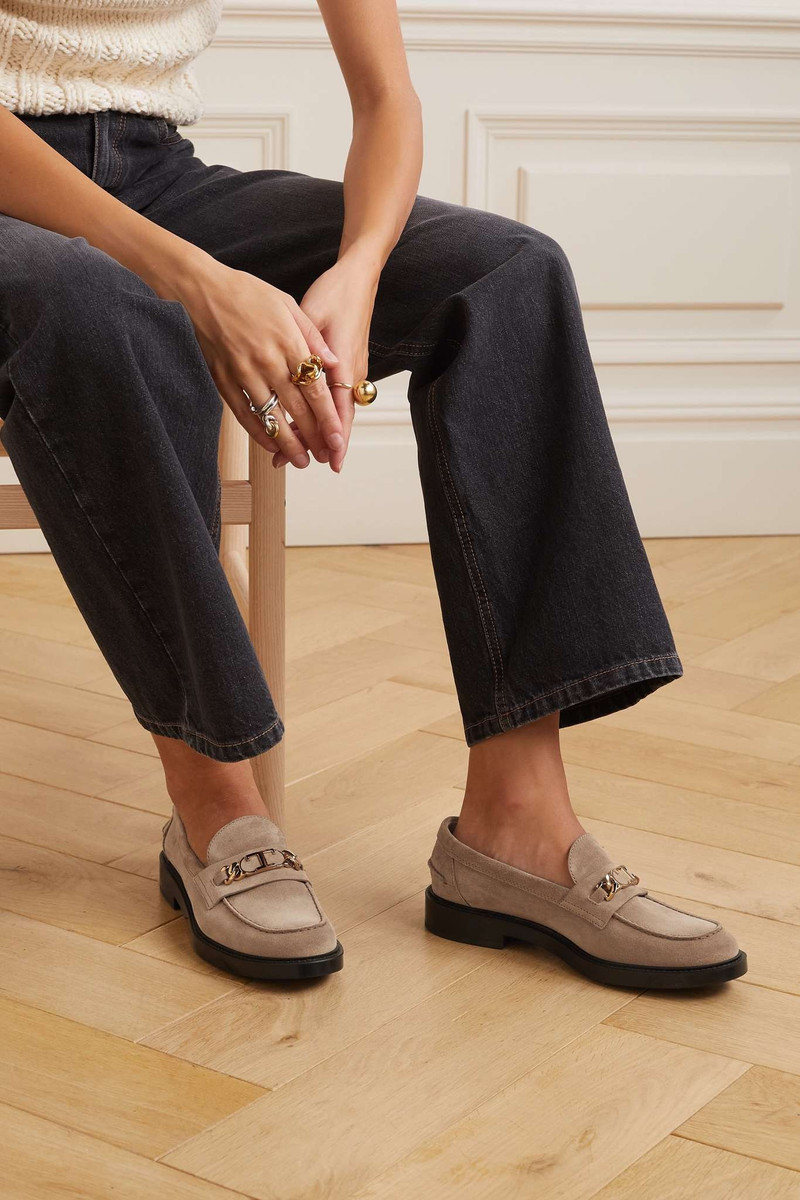Embellished suede loafers 3
