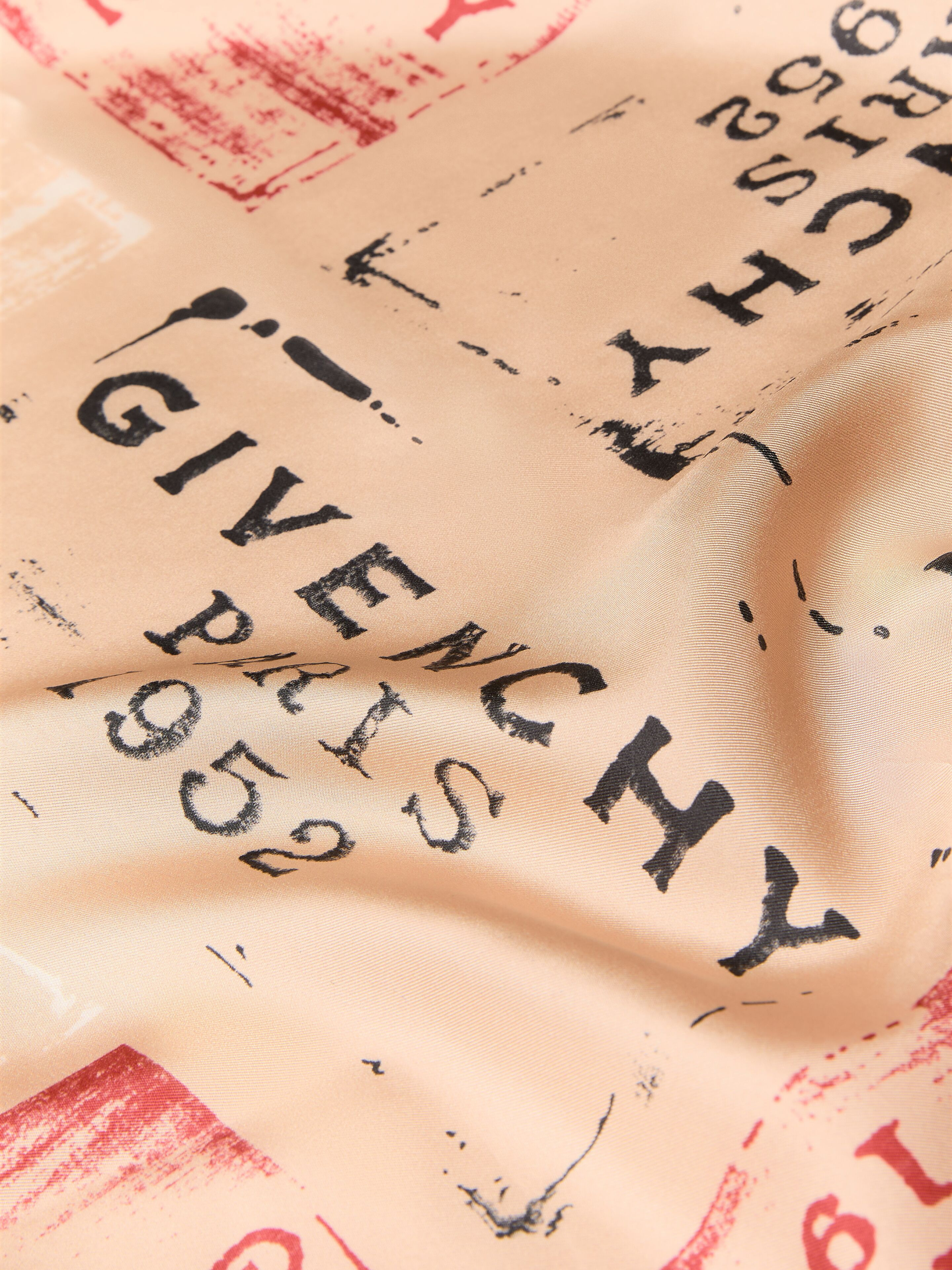 GIVENCHY STAMP SHAWL IN SILK - 2
