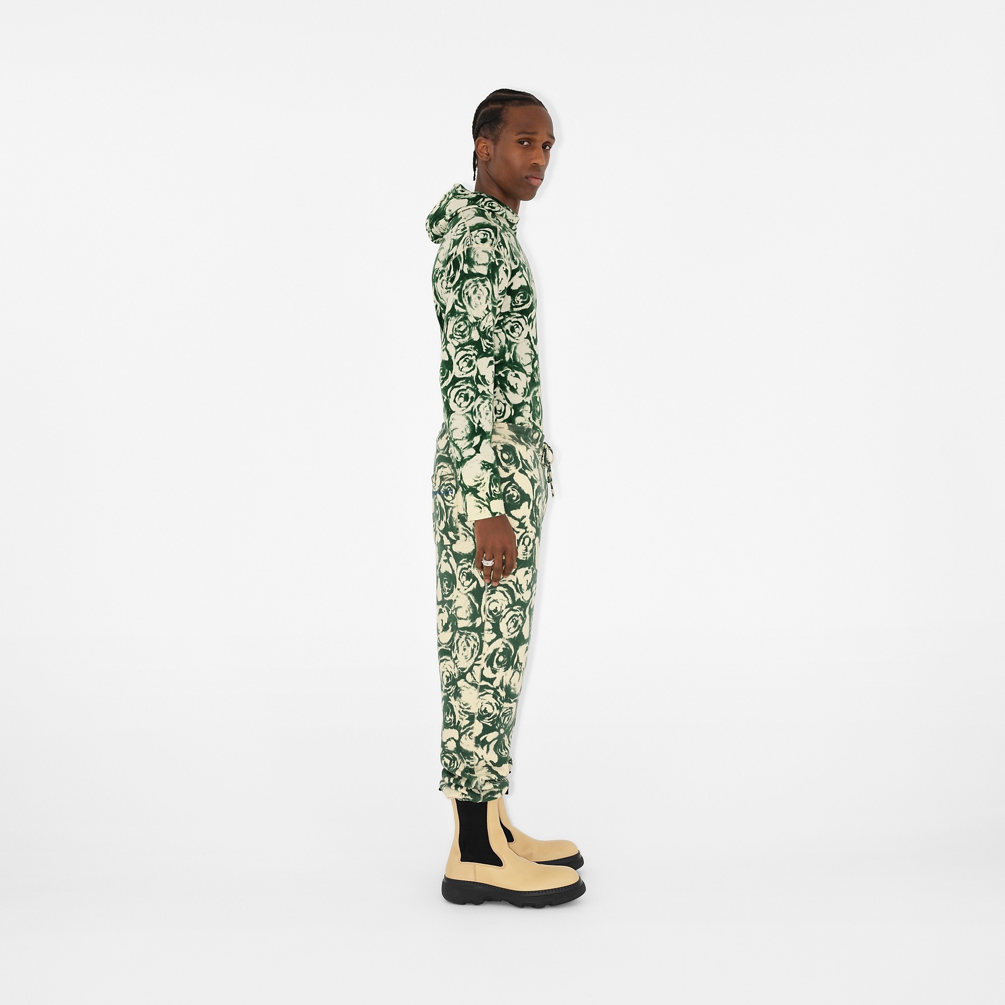 Rose Wool Jogging Pants - 3