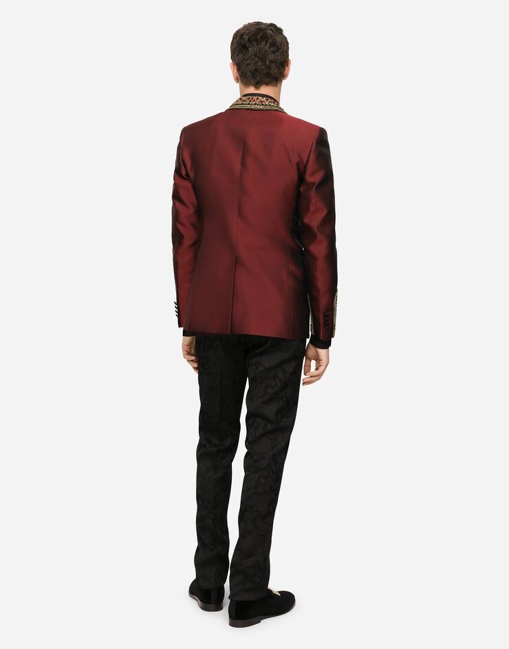 Sicilia-fit tuxedo suit with synthetic rhinestones - 2