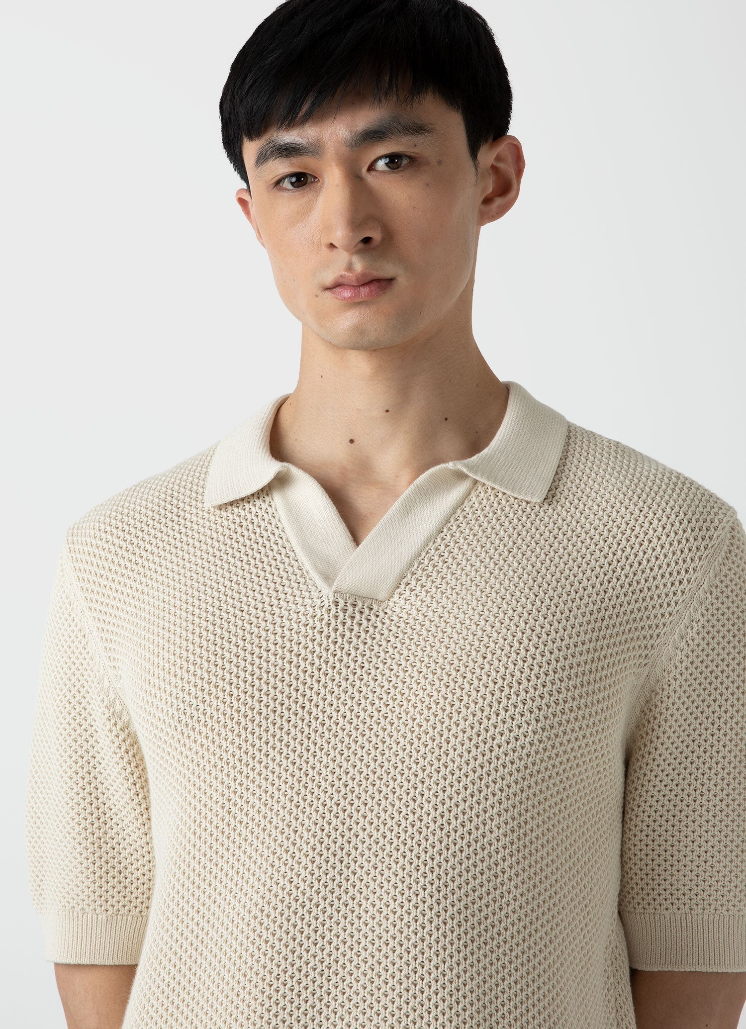Sunspel x MR PORTER Mesh Knit Polo - 5