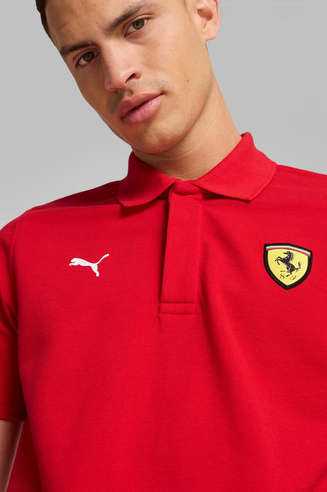 Scuderia Ferrari Race Men's Graphic Polo - 4