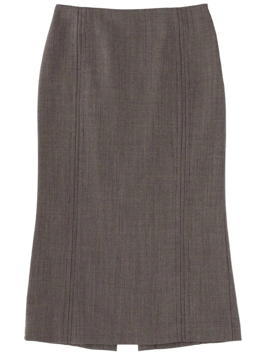 MM6 Maison Margiela Wool Midi Skirt - 1