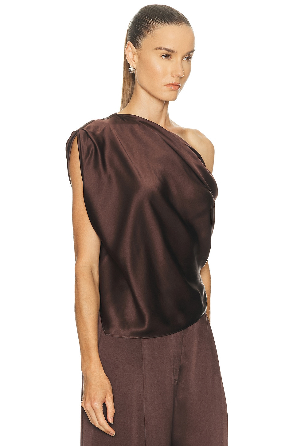 Asymmetrical Drape Top - 2
