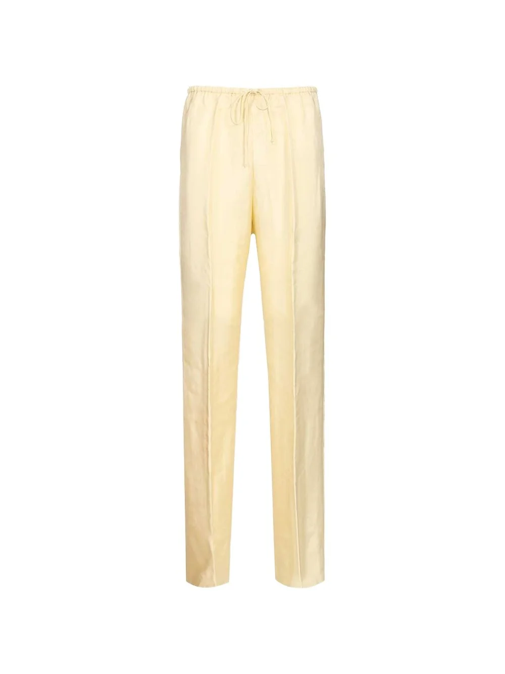drawstring-fastening trousers - 1