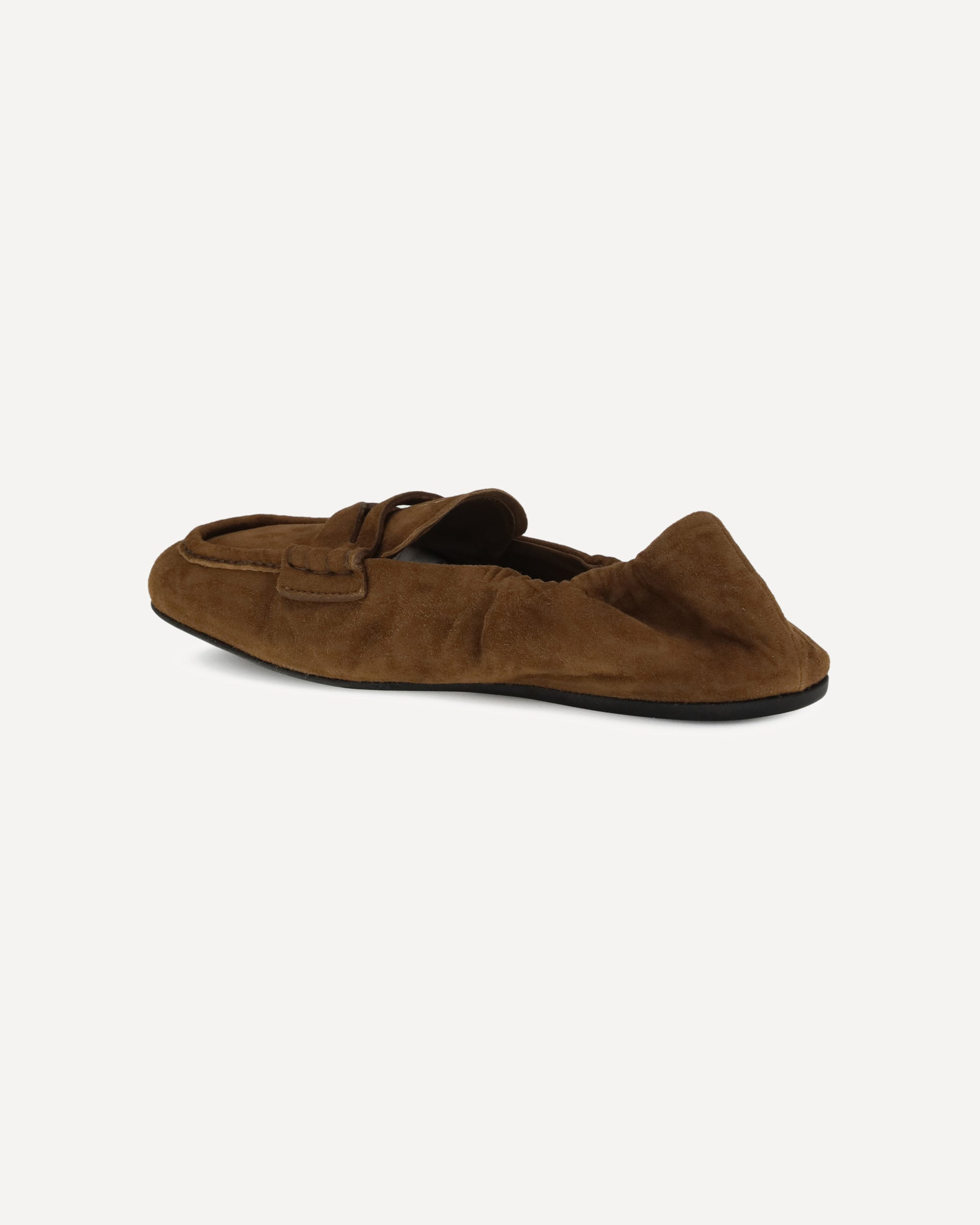 Suede Ruches Loafers - 3