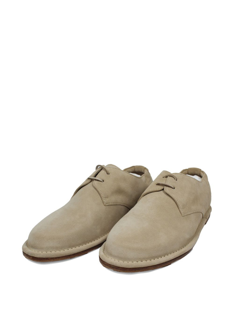 GIORGIO ARMANI lace-up suede boots outlook