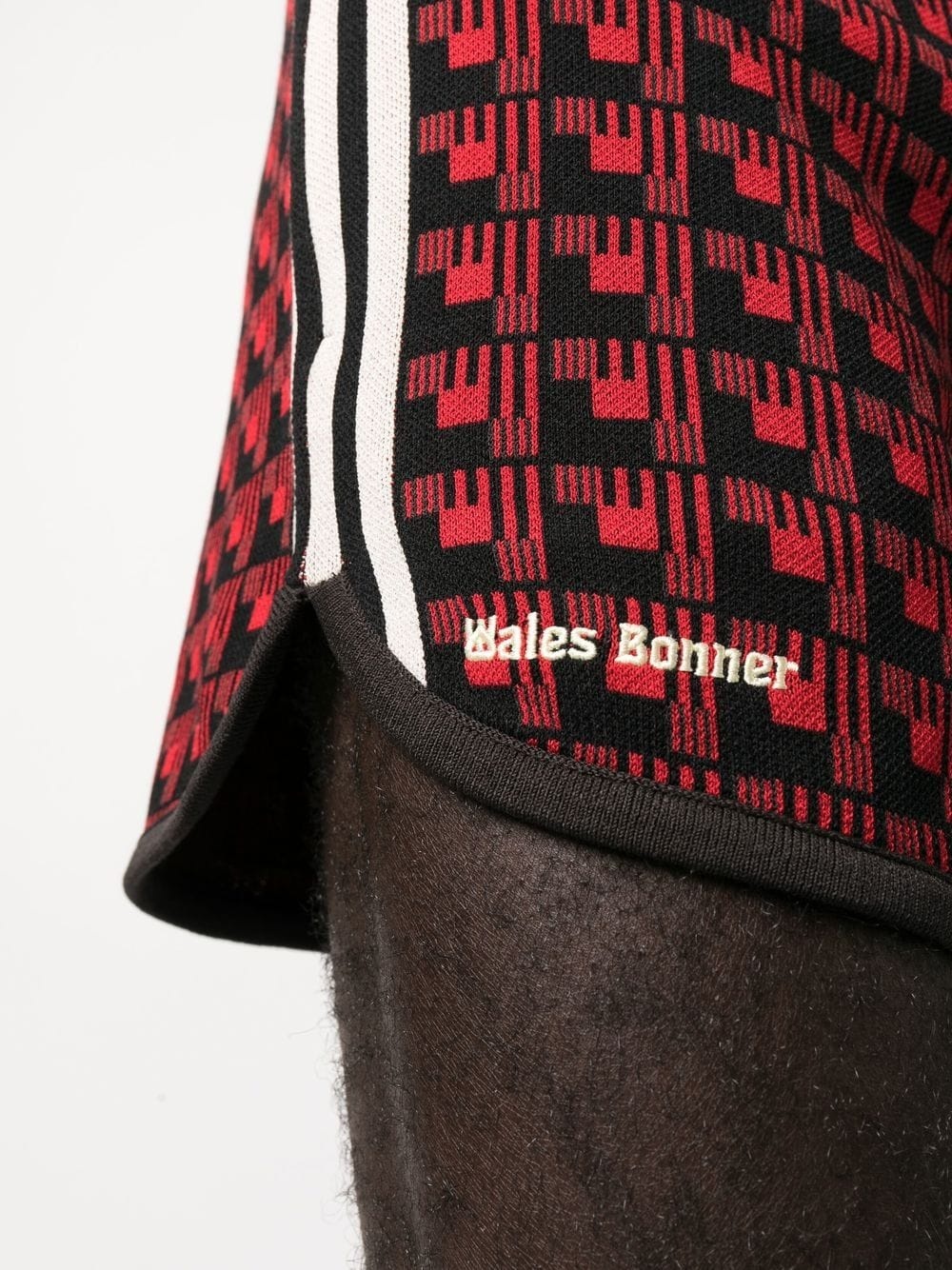 x Wales Bonner monogram knitted shorts - 5