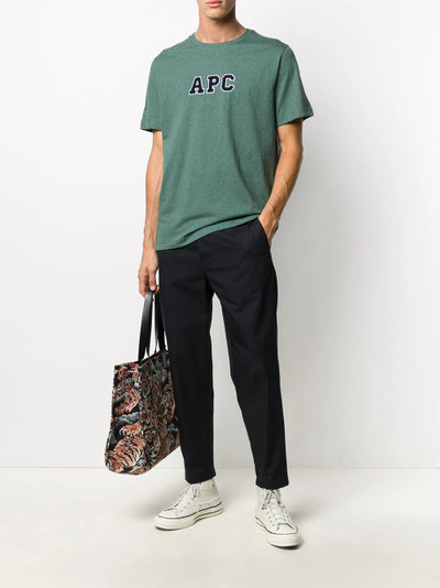 A.P.C. Gael embroidered logo T-shirt outlook