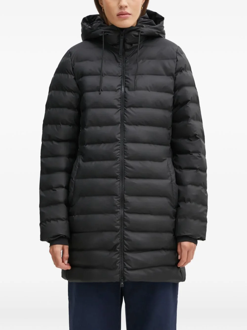Lohja Curve W3T3 hooded puffer coat - 1