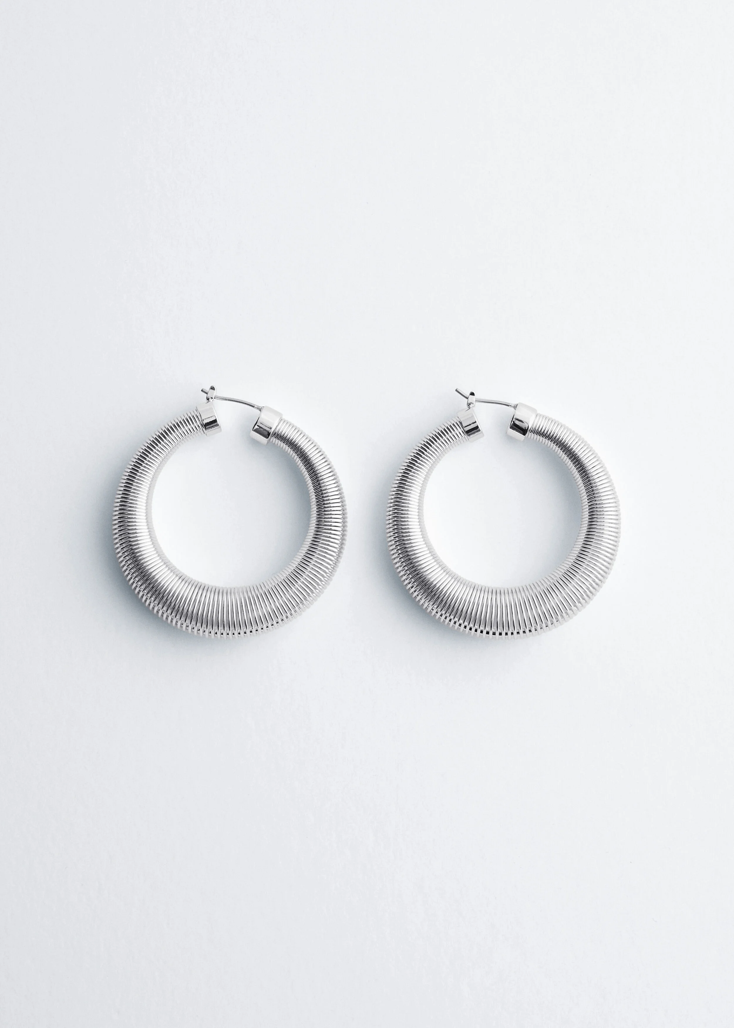 Coil Hoop Earrings - 1
