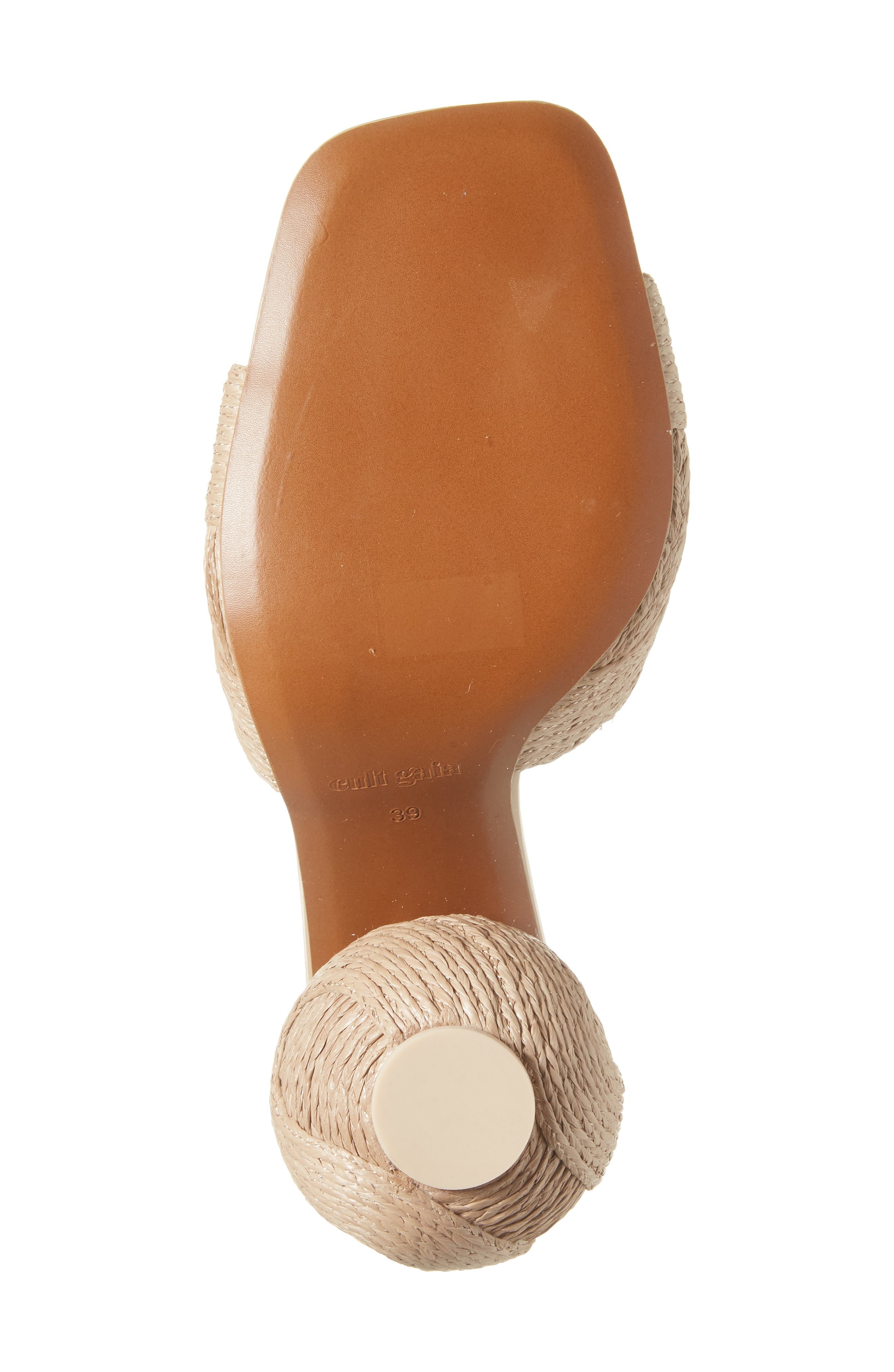 Cult Gaia Noor Sandal in Natural at Nordstrom - 6