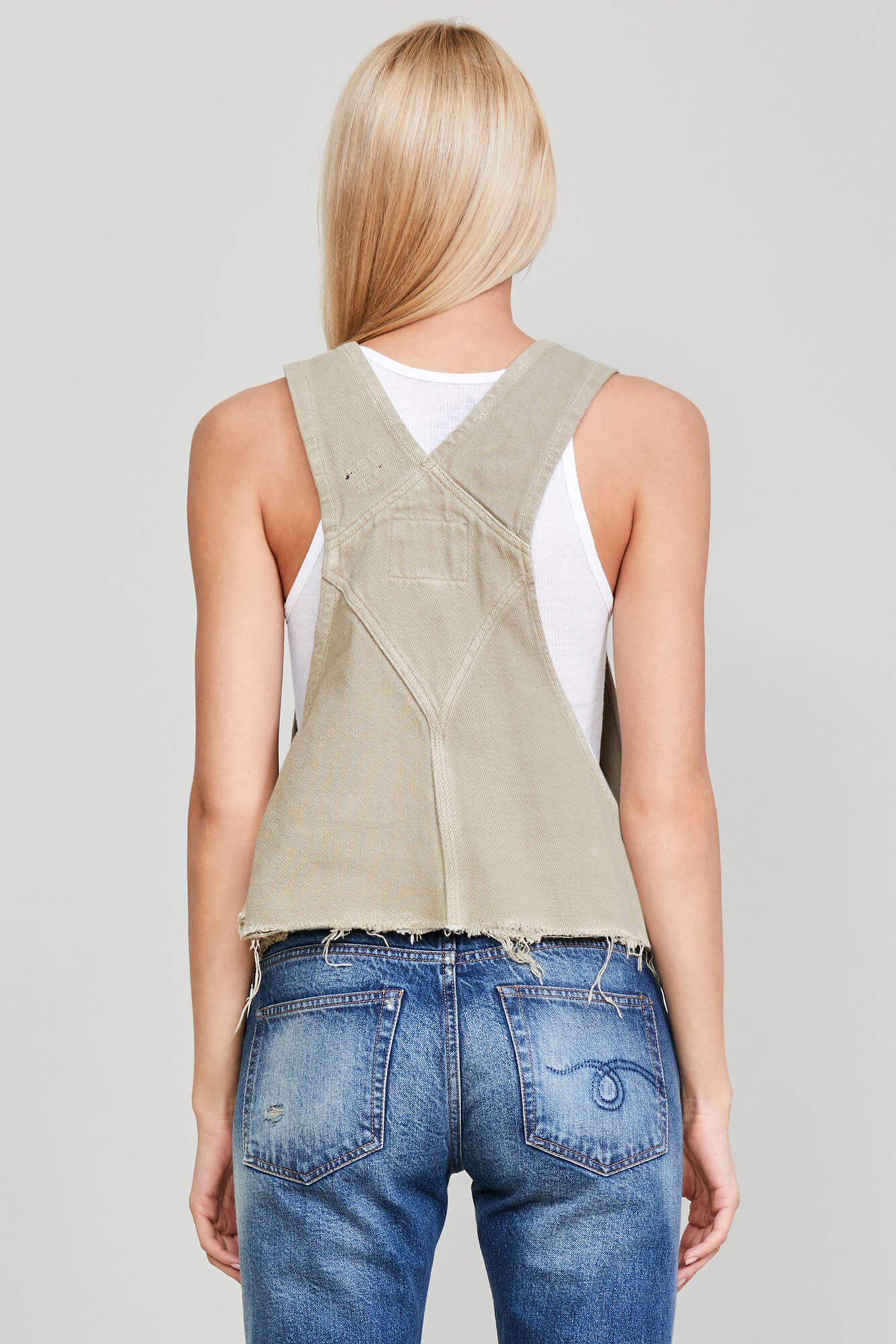 DAMON OVERALL BIB - KHAKI - 4