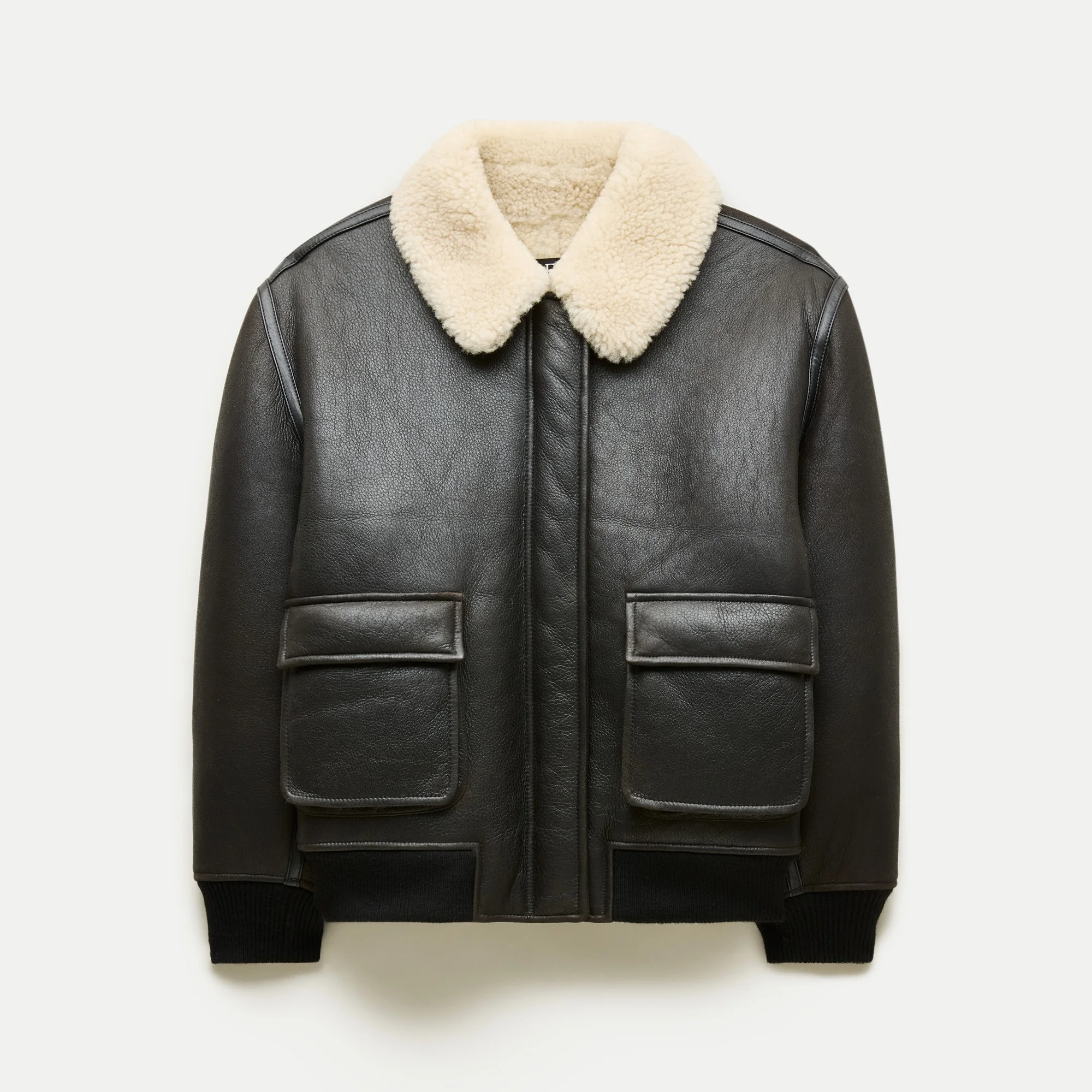 Collection real shearling leather jacket - 1