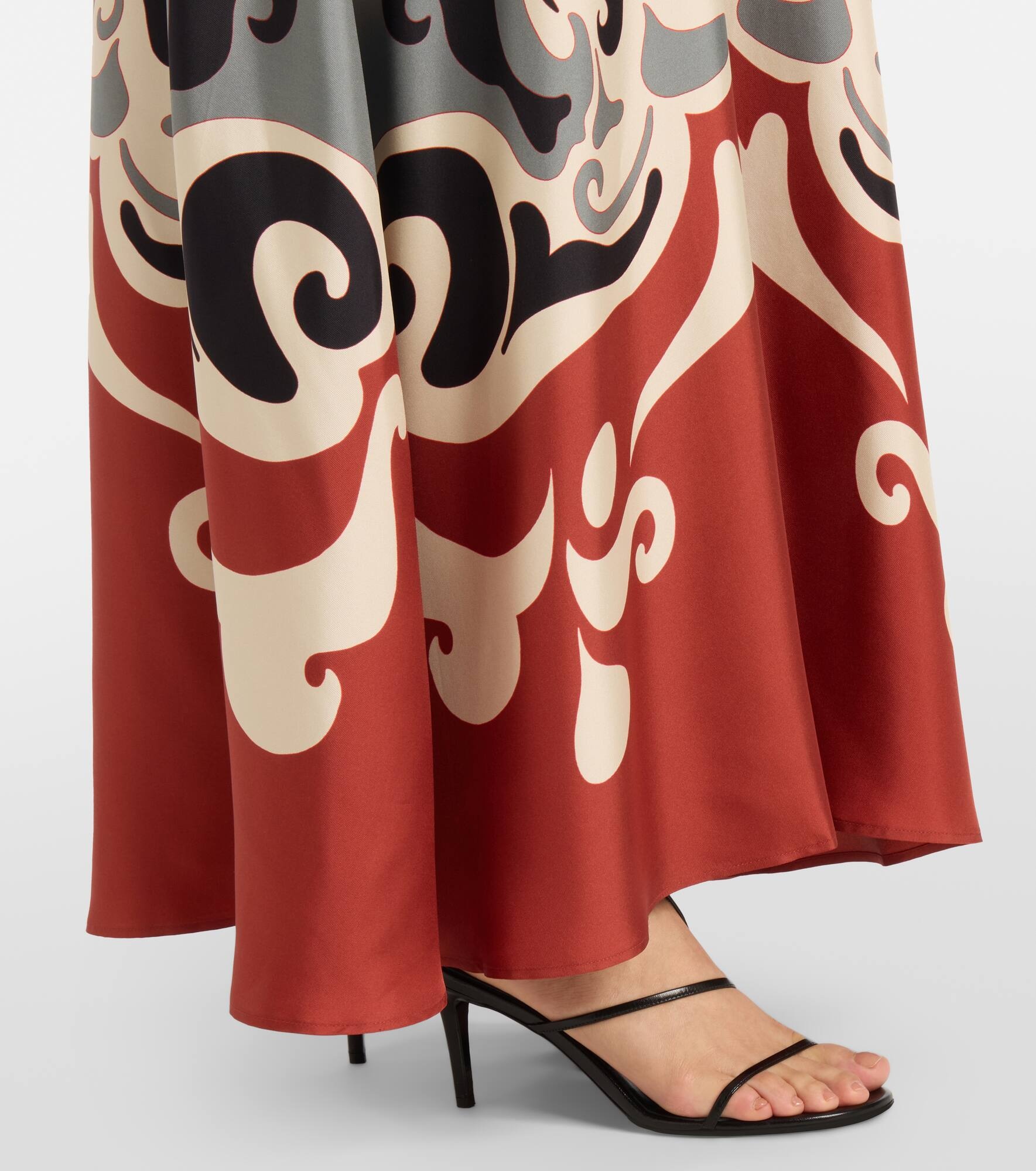 Phoenix Placée silk twill maxi dress - 5