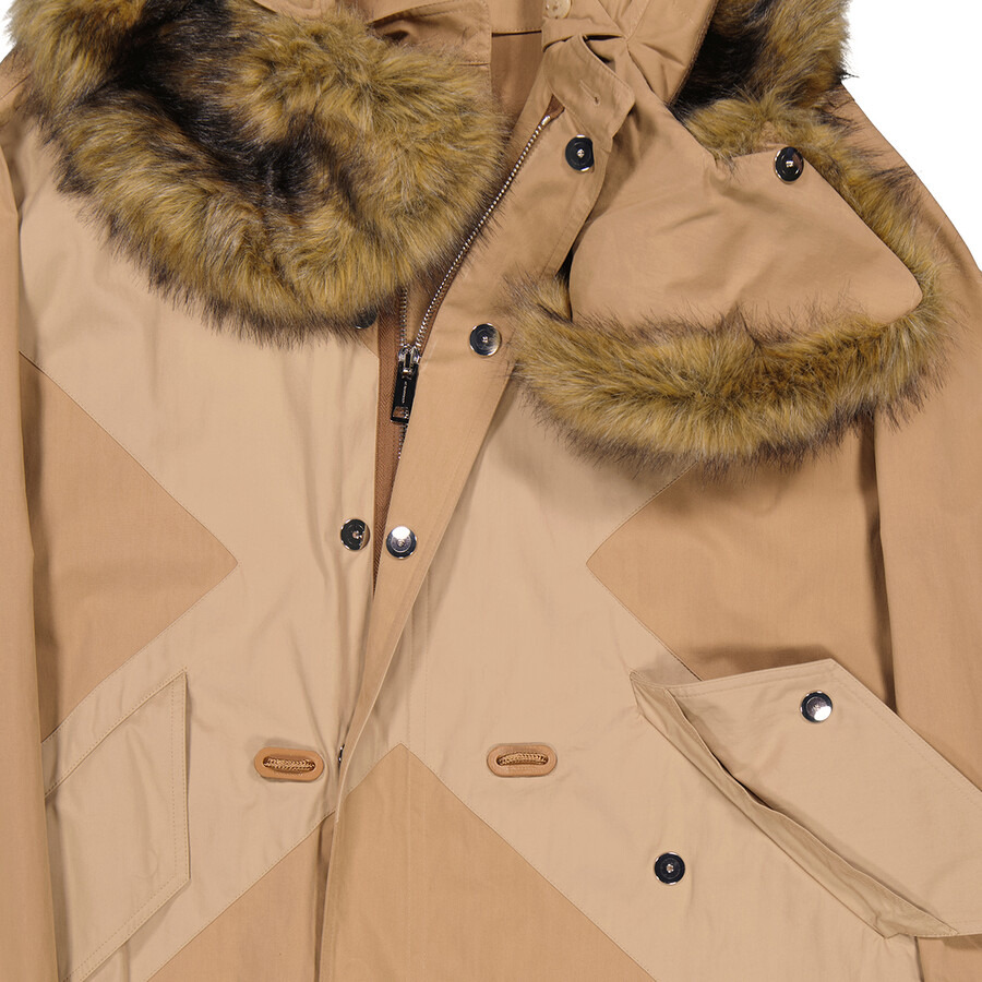 Burberry Cotton-twill Blend Parka Coat With Detachable Hood - 7