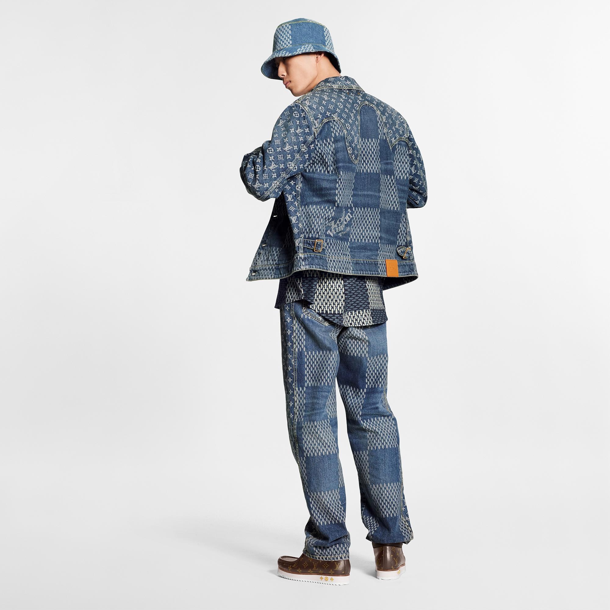 Giant Damier Waves Monogram Denim Jacket - 6