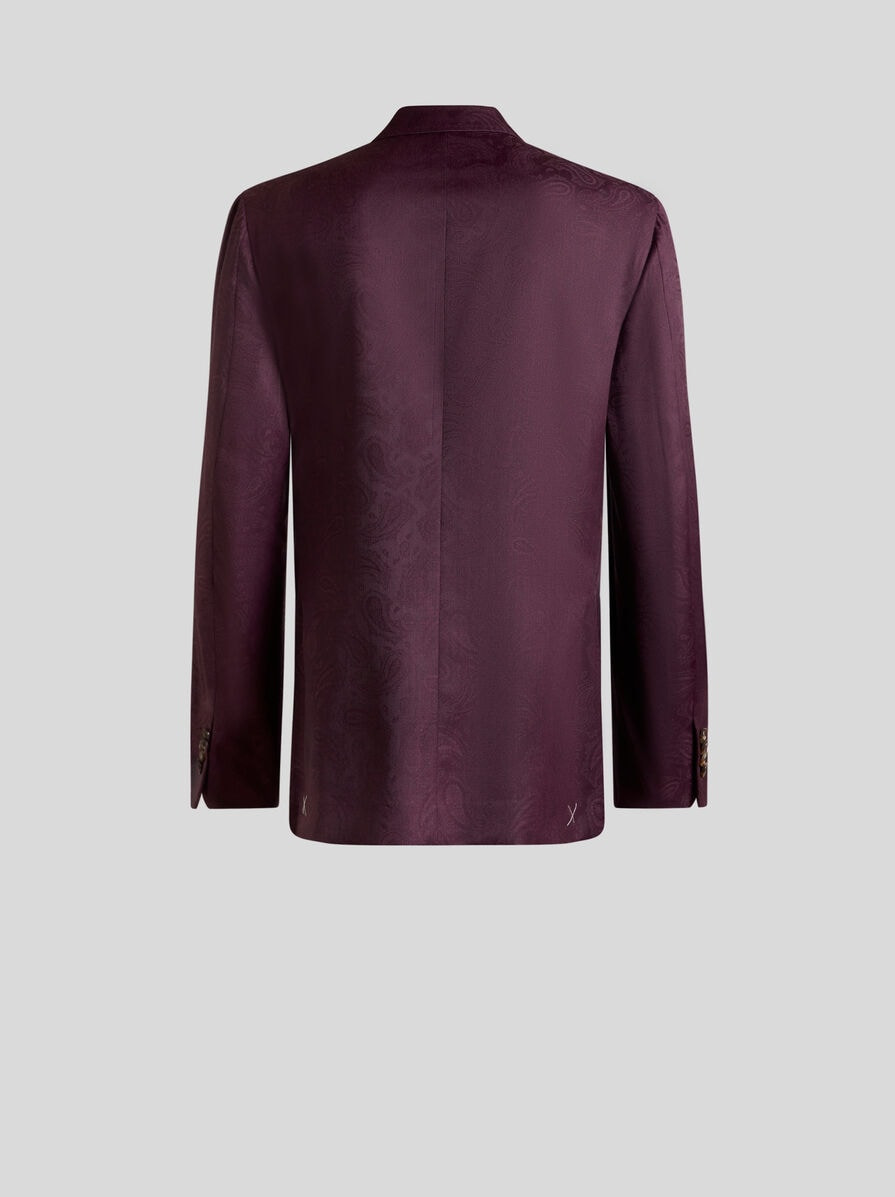 PAISLEY WOOL JACQUARD ROMA JACKET - 5