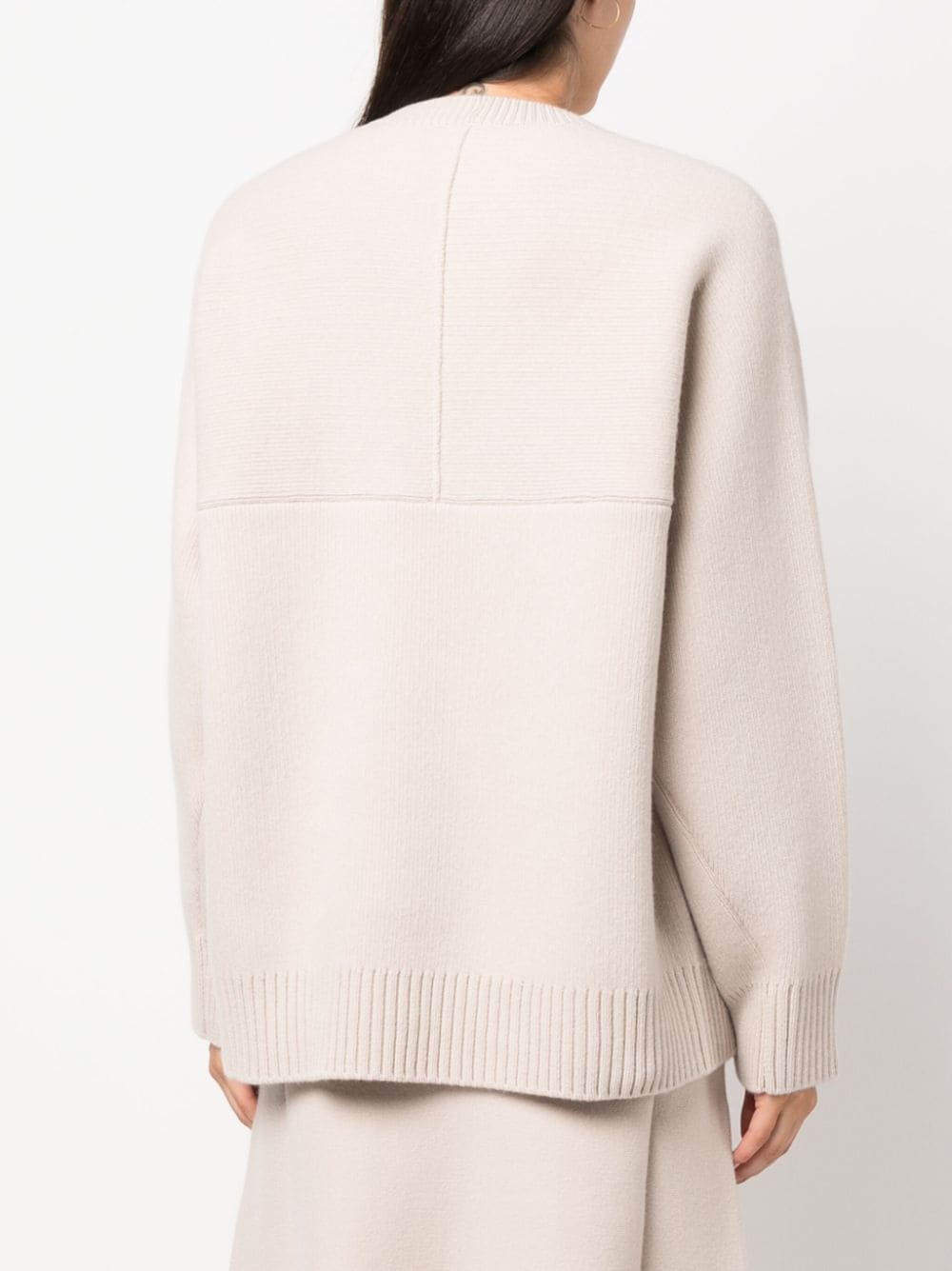 cape-back v irgin-wool blend jumper - 4