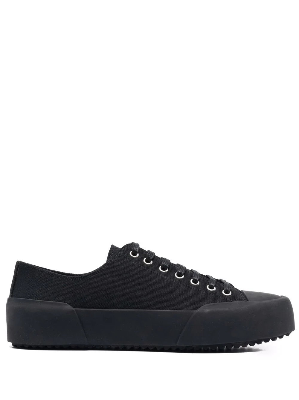 lace-up low-top sneakers - 1