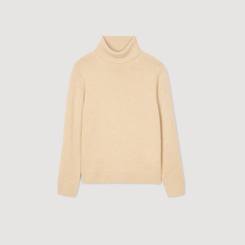 WOOL AND CASHMERE TURTLENECK 1