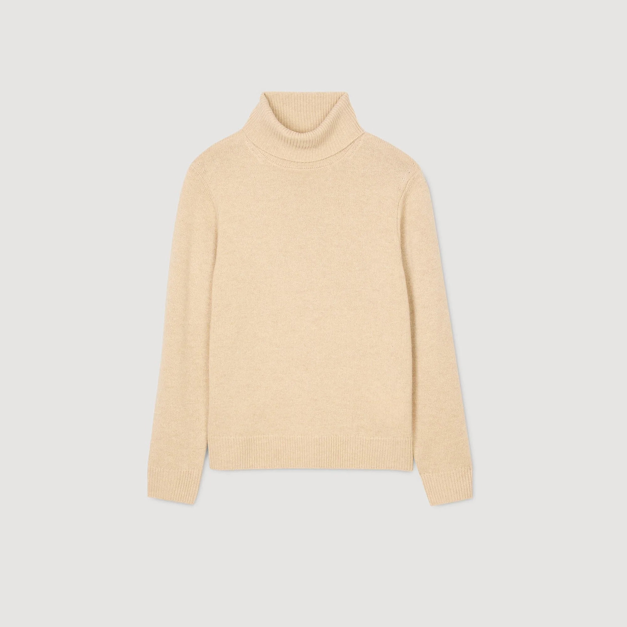 WOOL AND CASHMERE TURTLENECK - 1