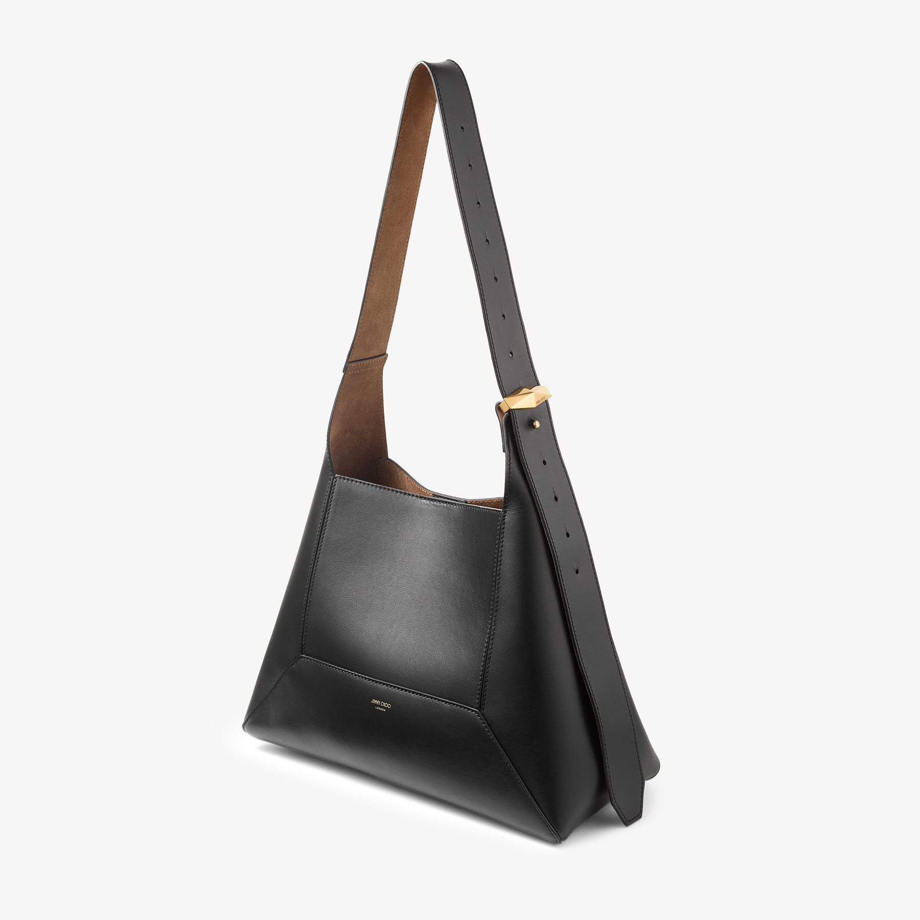 Diamond Hobo M
Black Leather Shoulder Bag - 3