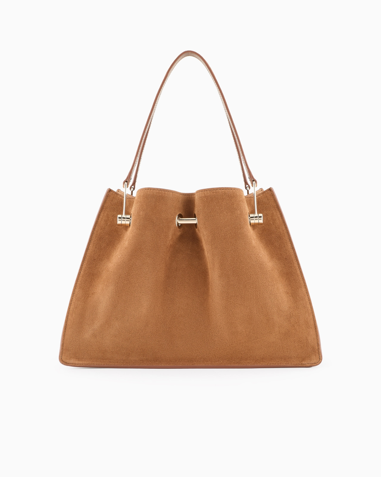 SMALL SUEDE SHOPPER BAG - 3