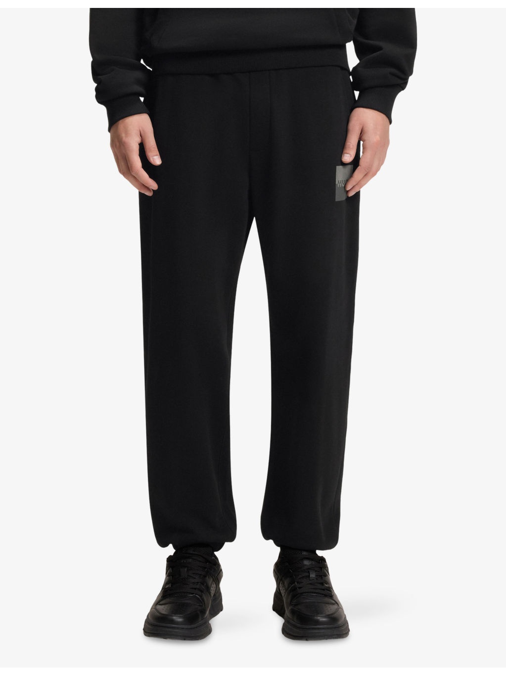 Logo-Print Regular-Fit Cotton Jogging Bottoms - 3