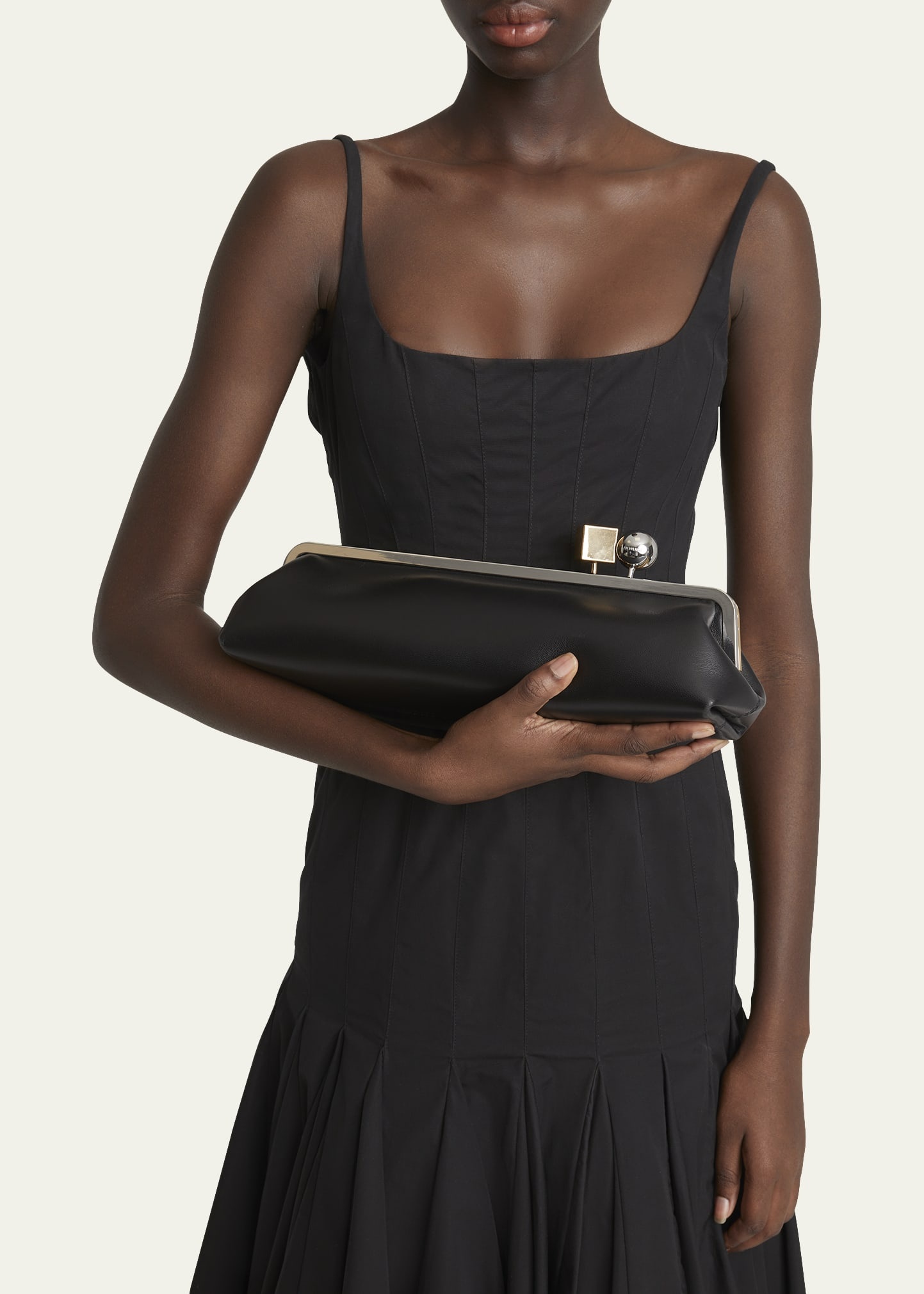 La Pochette Salon Leather Shoulder Bag - 2
