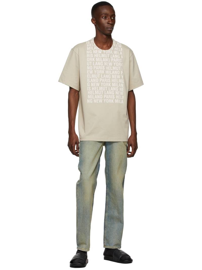 Heron Preston Black Logo Sliders outlook