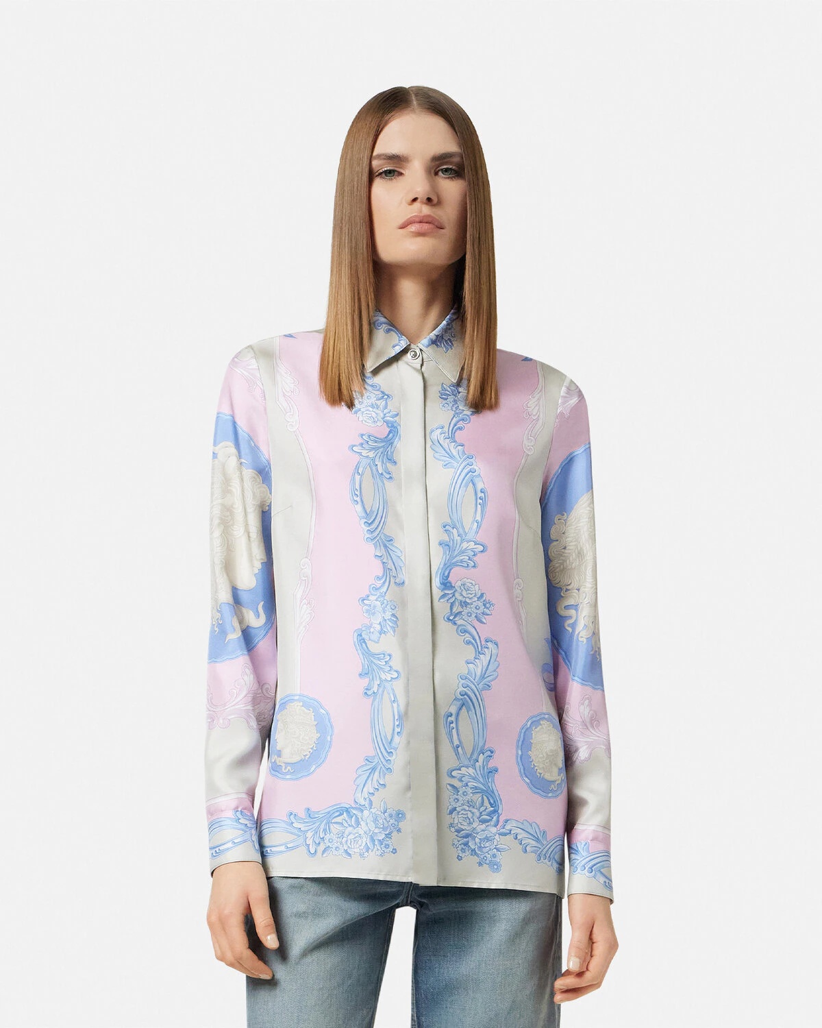 Cameo Silk Shirt - 4