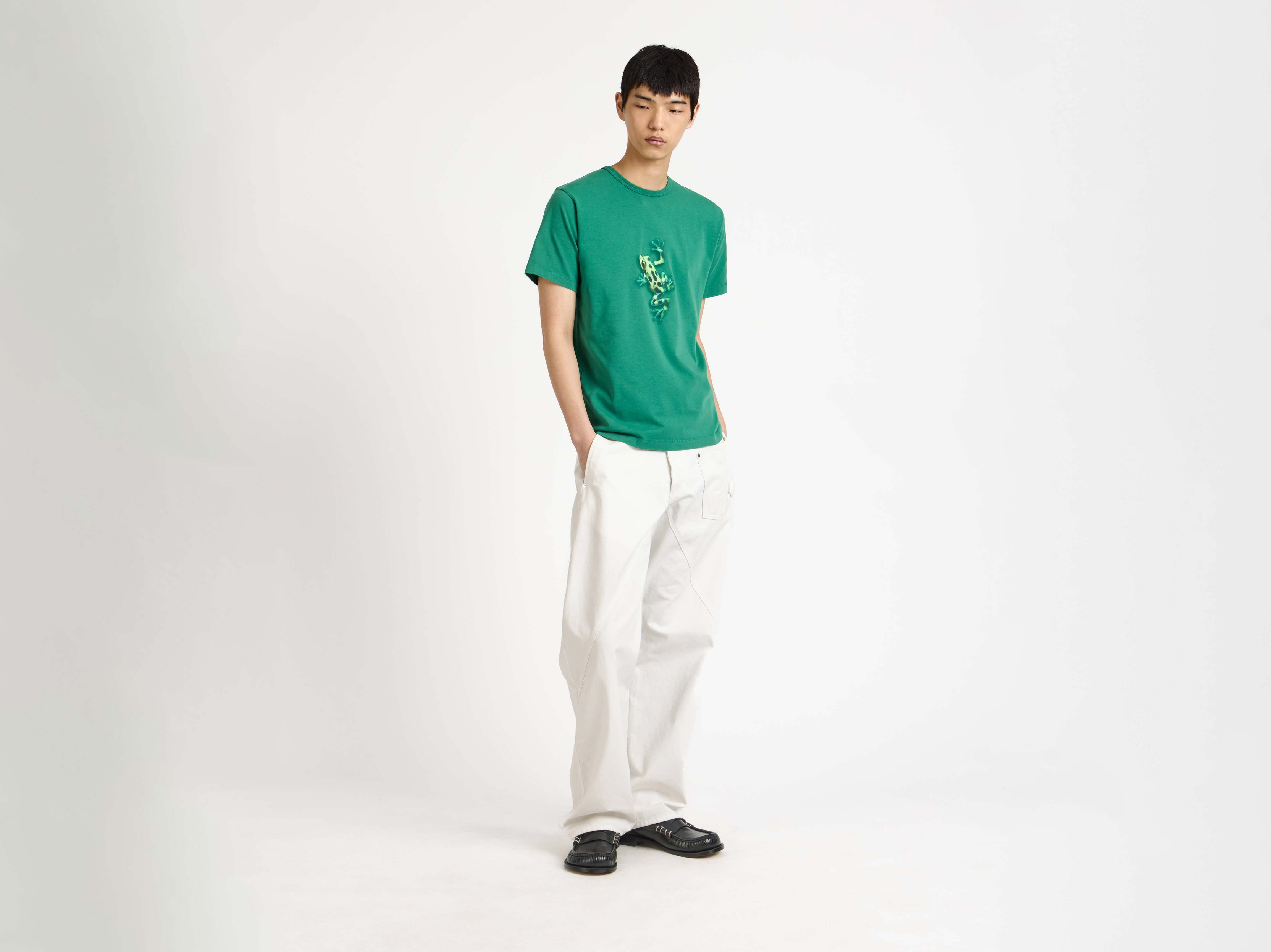 JUMPING FROG T-SHIRT IN EMERALD - 2