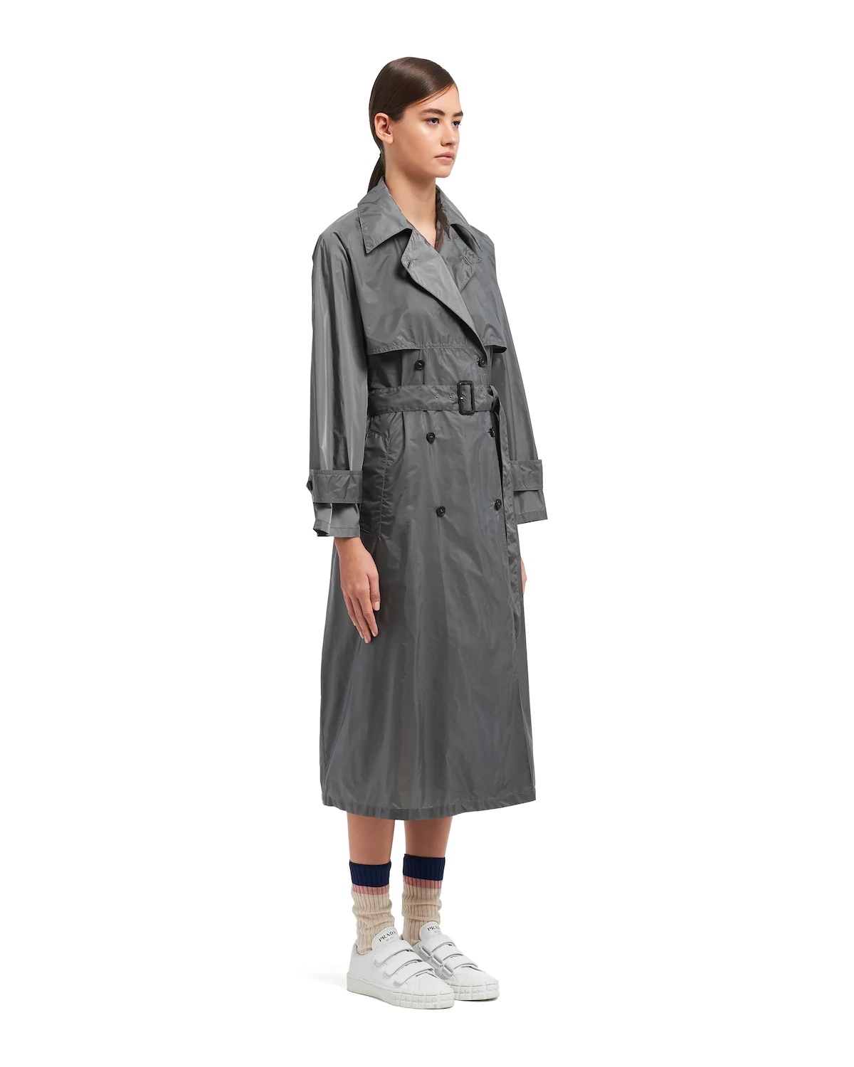 Lightweight Nylon trench coat - 3