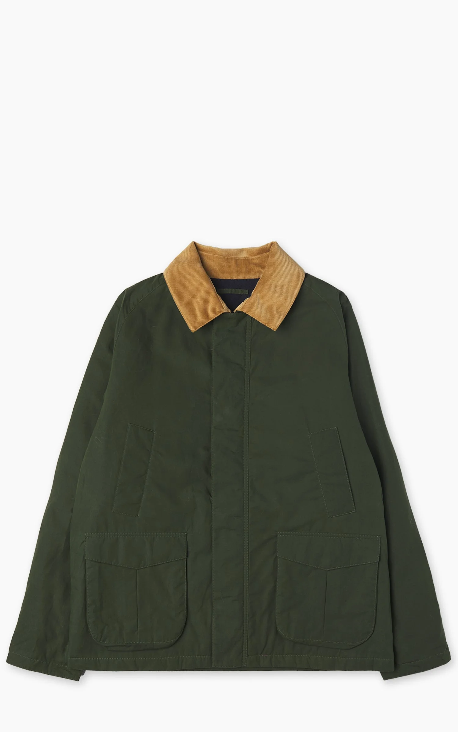 FORTELA BRISTOL WAXED CANVAS JACKET DARK GREEN - 1