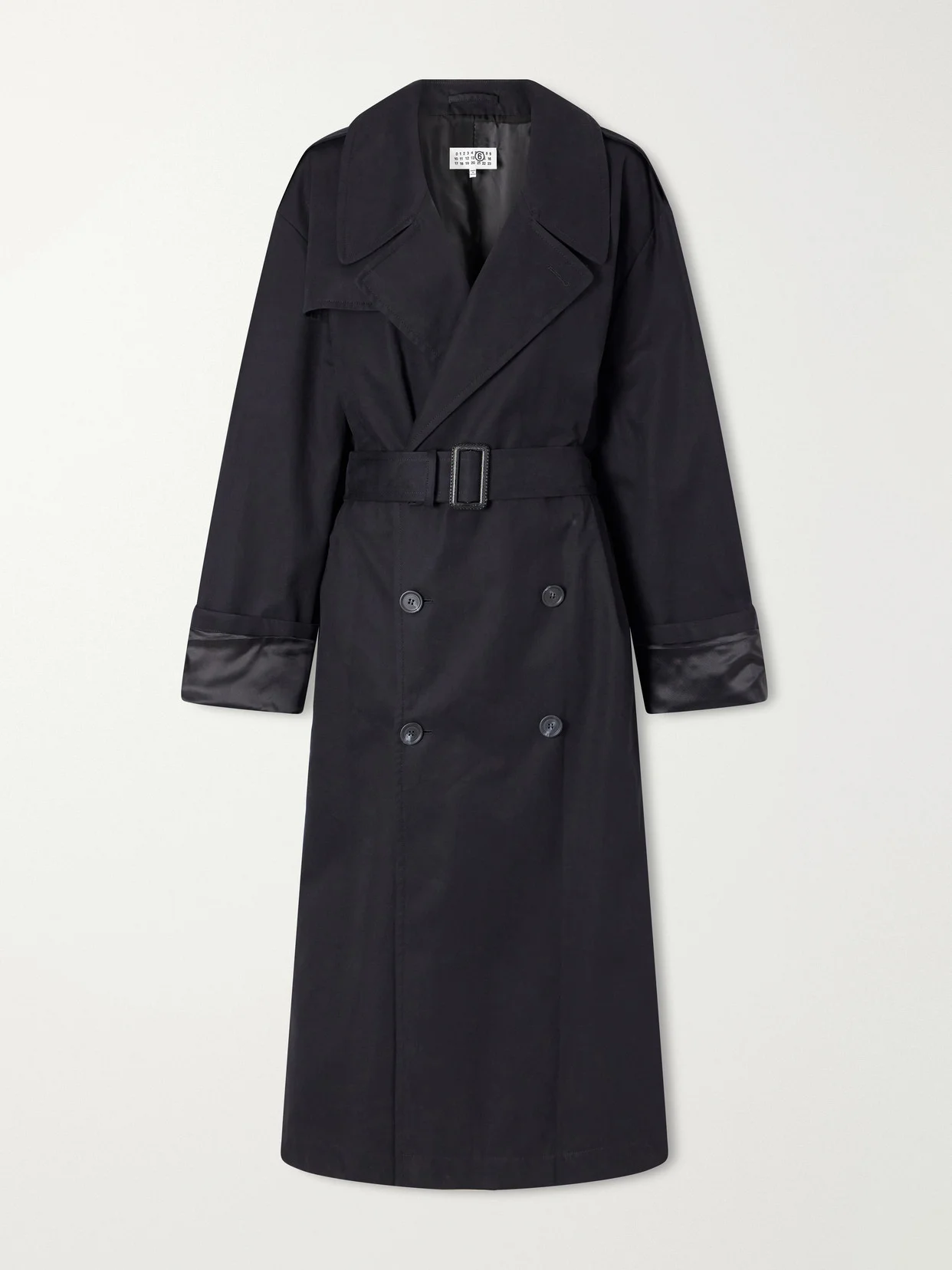 Cotton-gabardine Trench Coat - 1