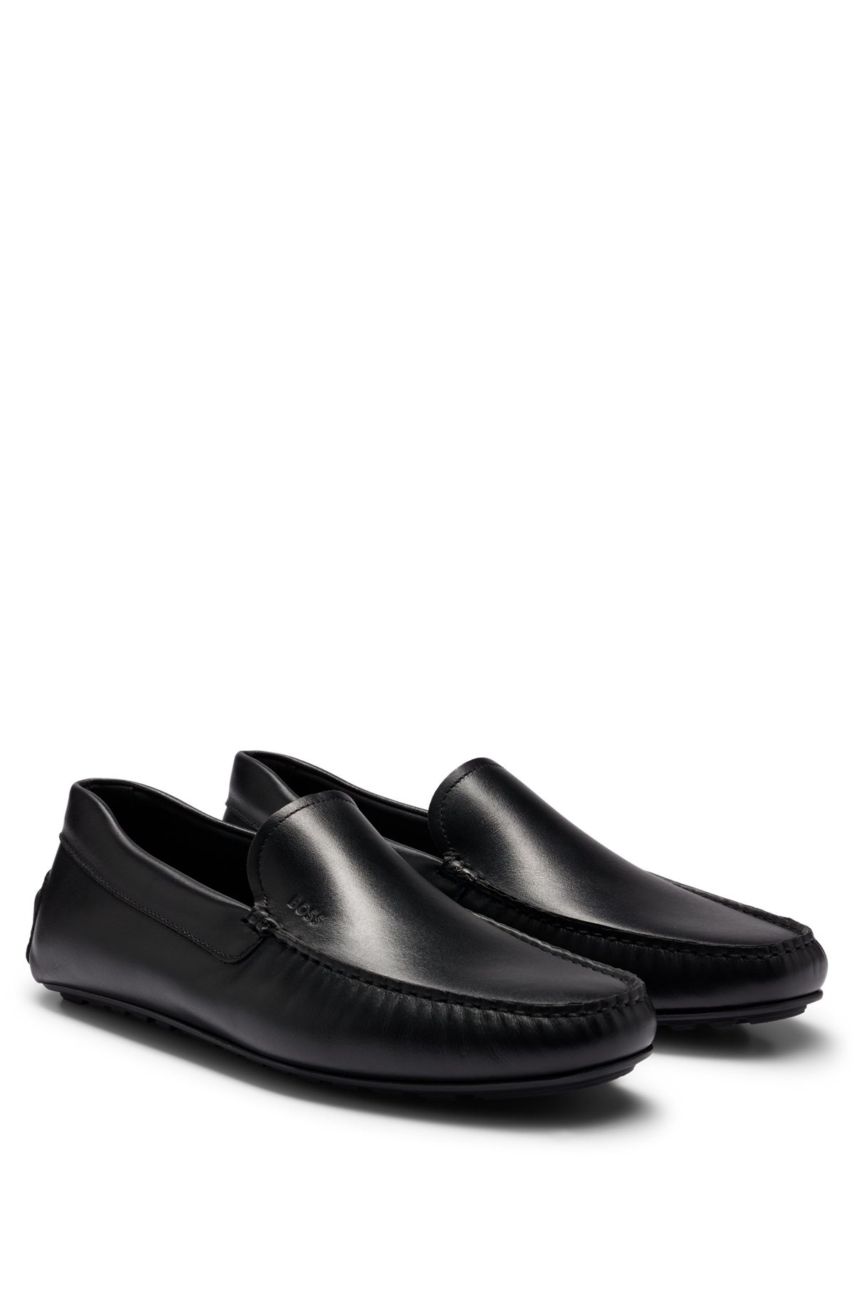 NAPPA-LEATHER MOCCASINS WITH DRIVER SOLE AND FULL LINING - 2