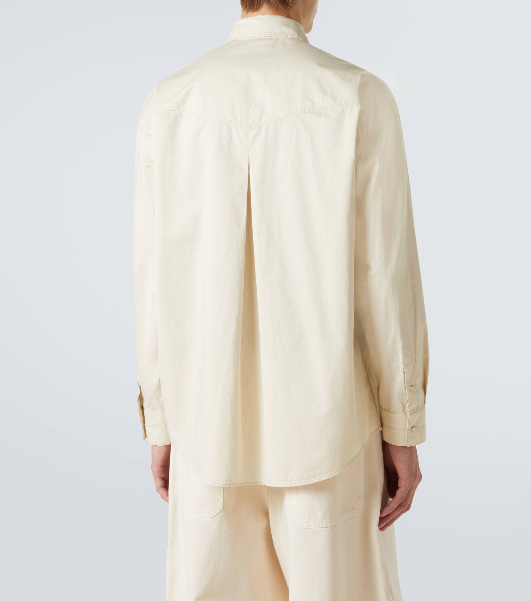 Cotton satin Western shirt - 4