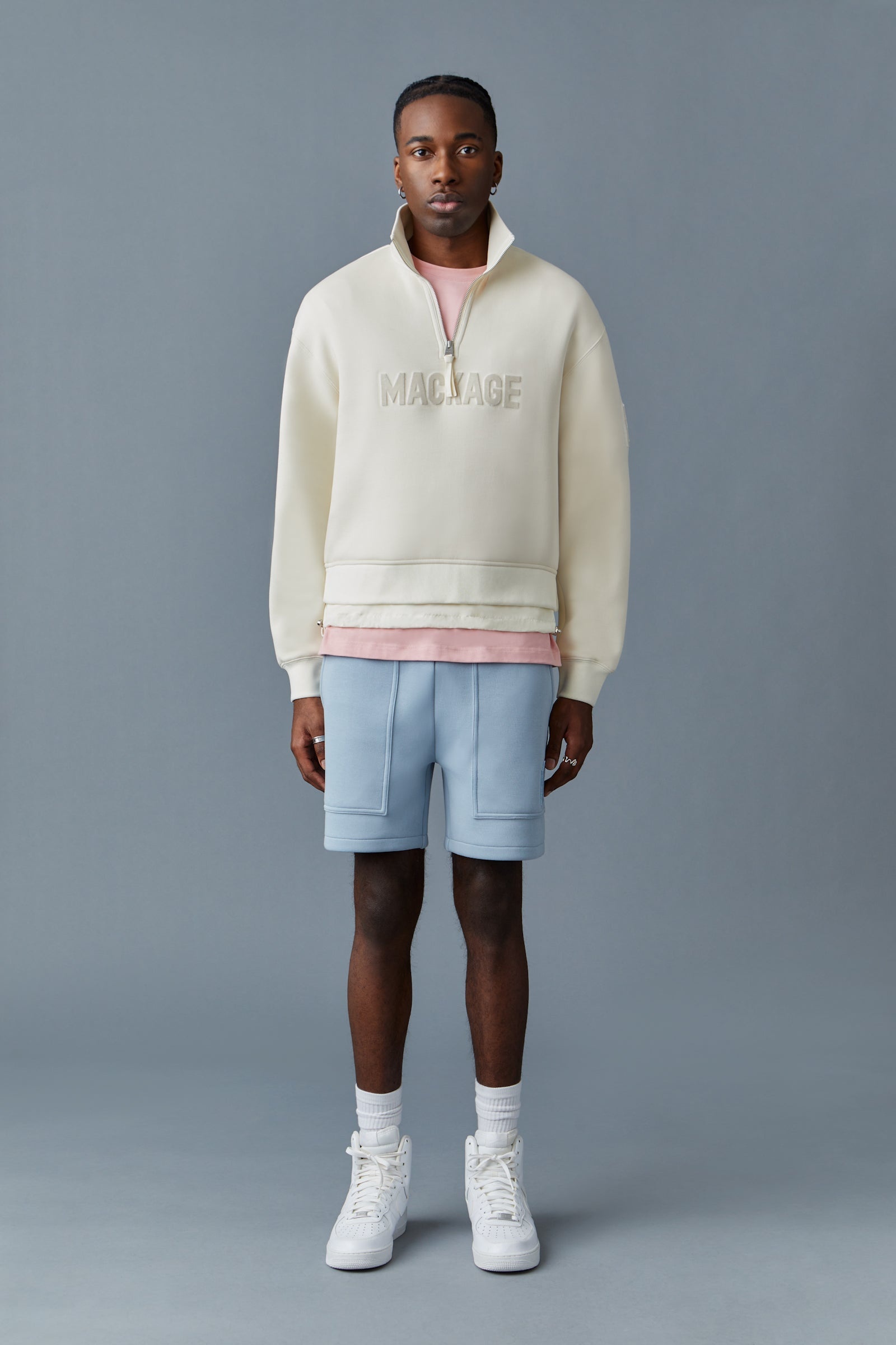 BRANDO Double-face jersey pullover - 2