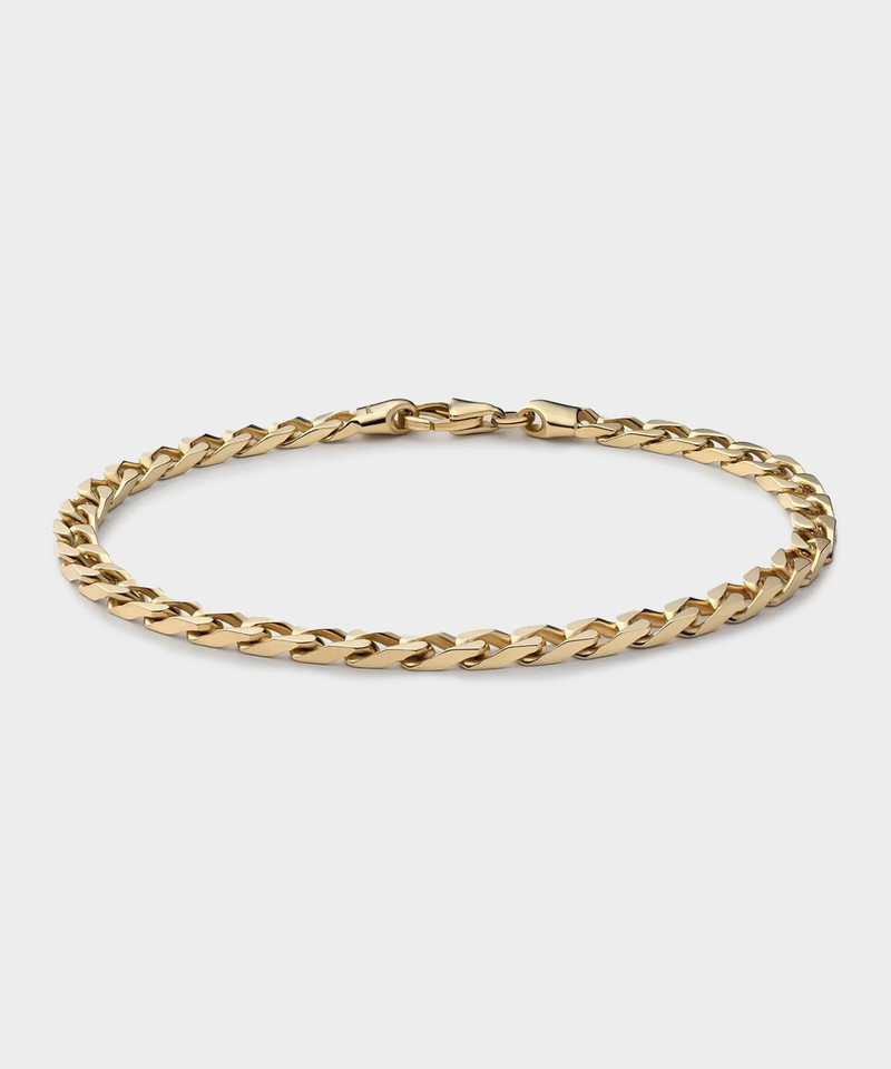 Miansai Miansai Gold Vermeil Cuban Chain Bracelet outlook
