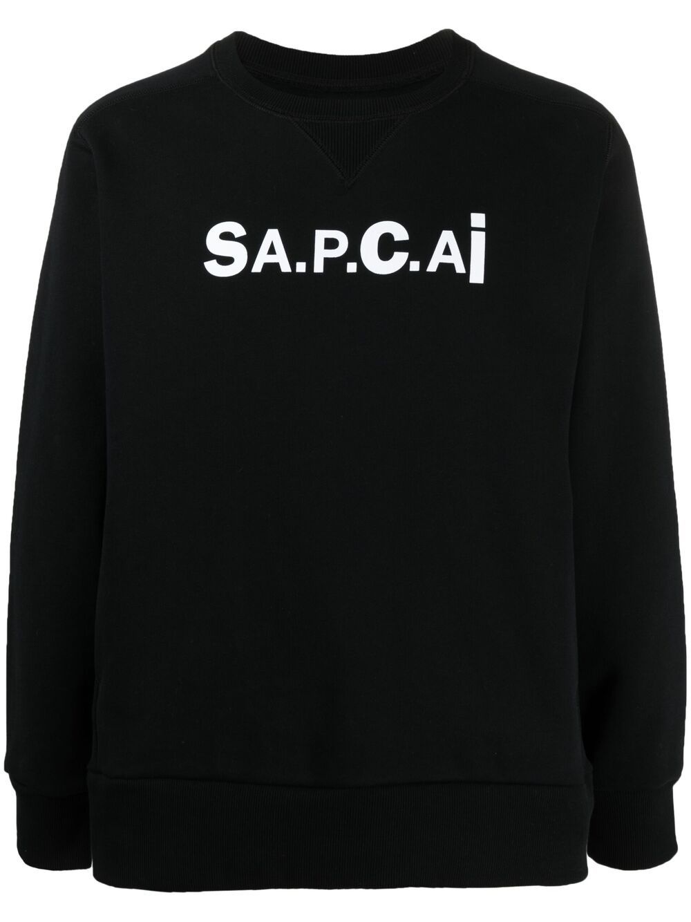 x Sacai logo-print sweatshirt - 1