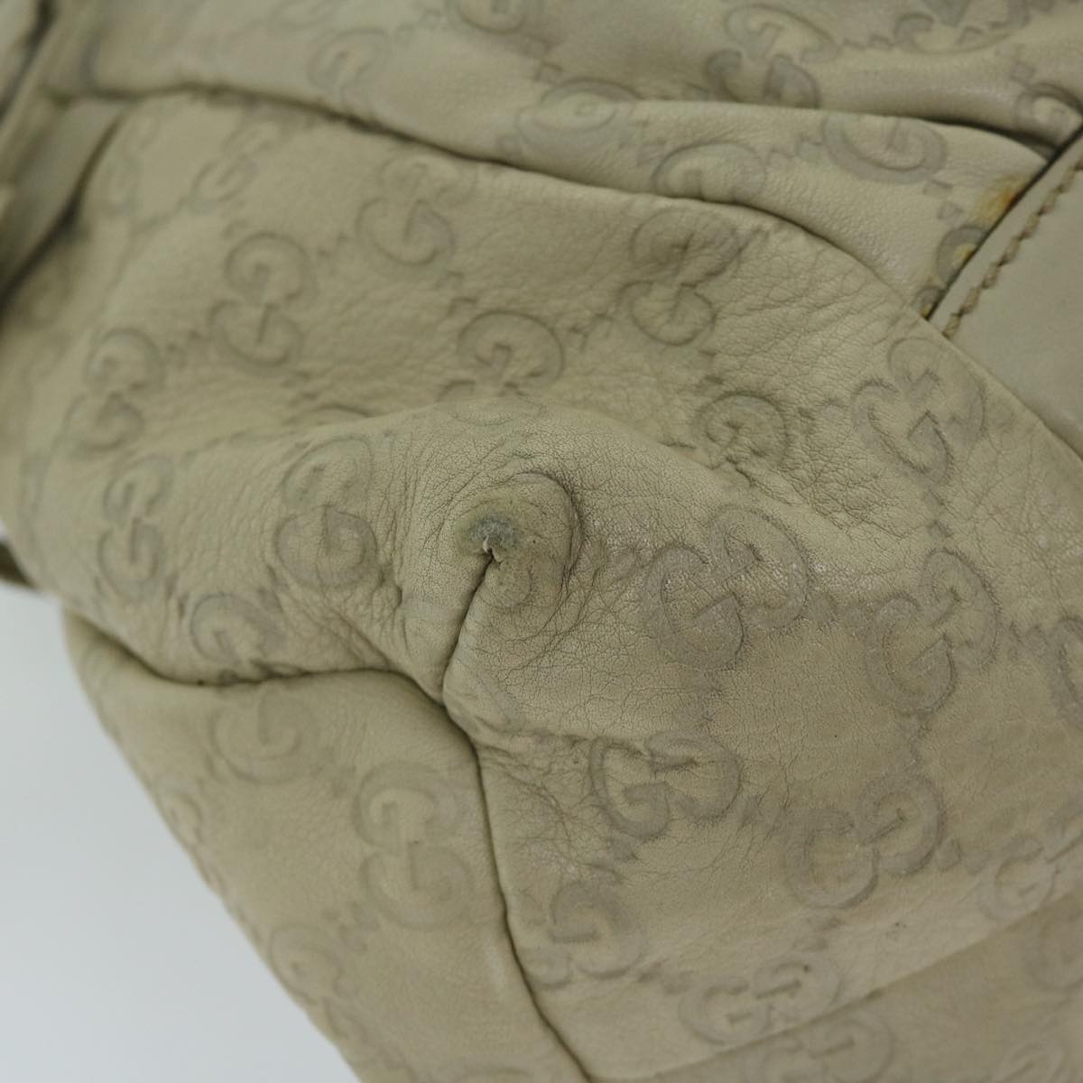 GUCCI Guccissima GG Canvas Hand Bag Beige - 15