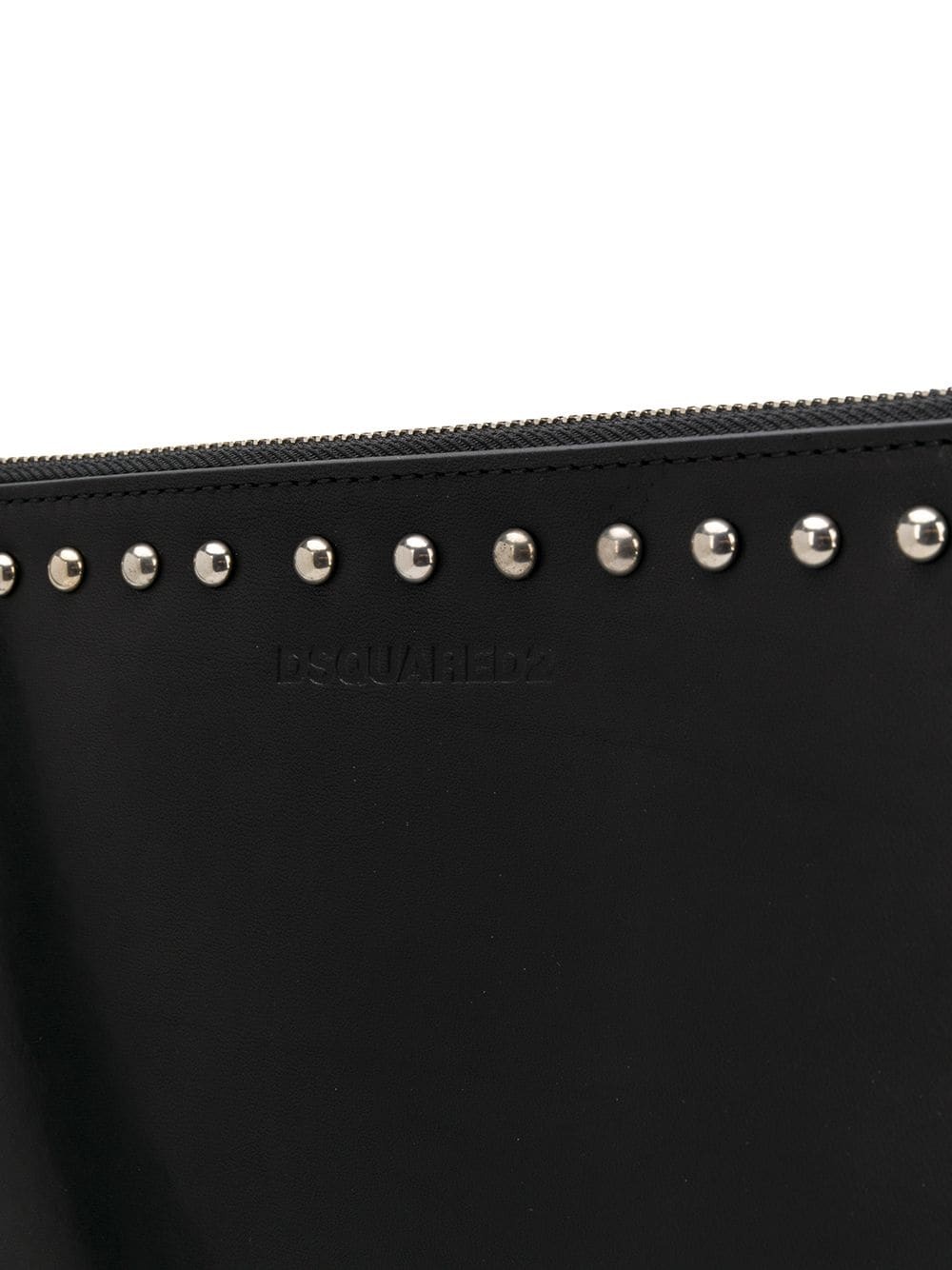 studded top zip pouch - 4