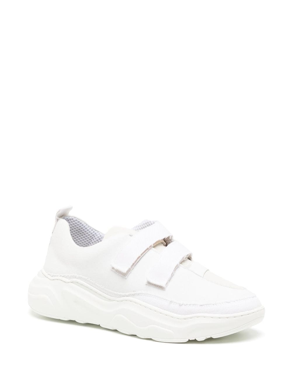 touch-strap low-top sneakers - 2