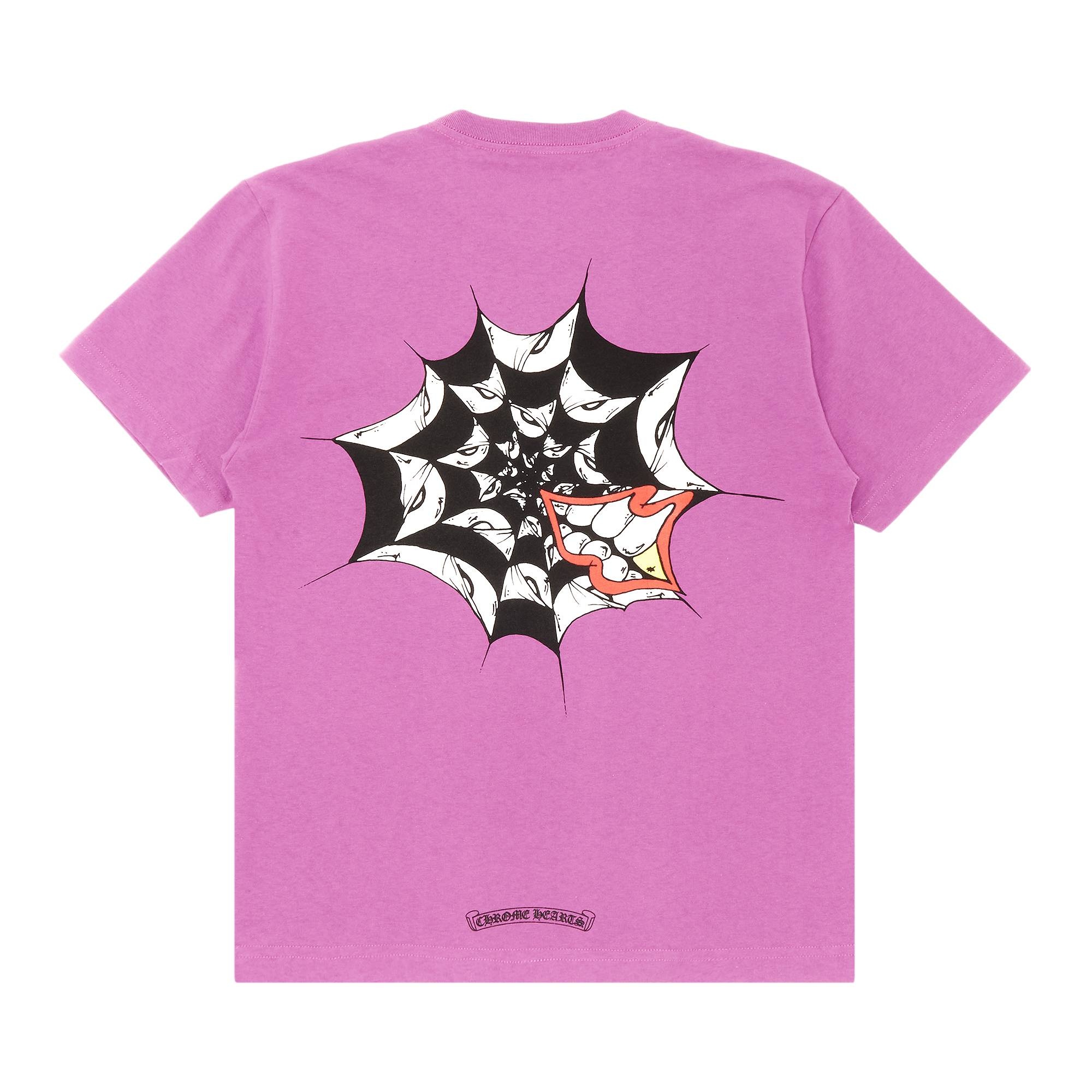 Chrome Hearts x Matty Boy Spider Web T-Shirt 'Purple' - 2