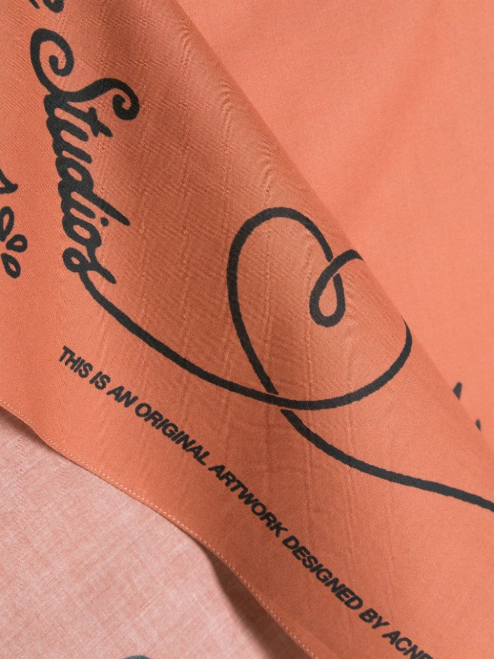 logo-print scarf - 3
