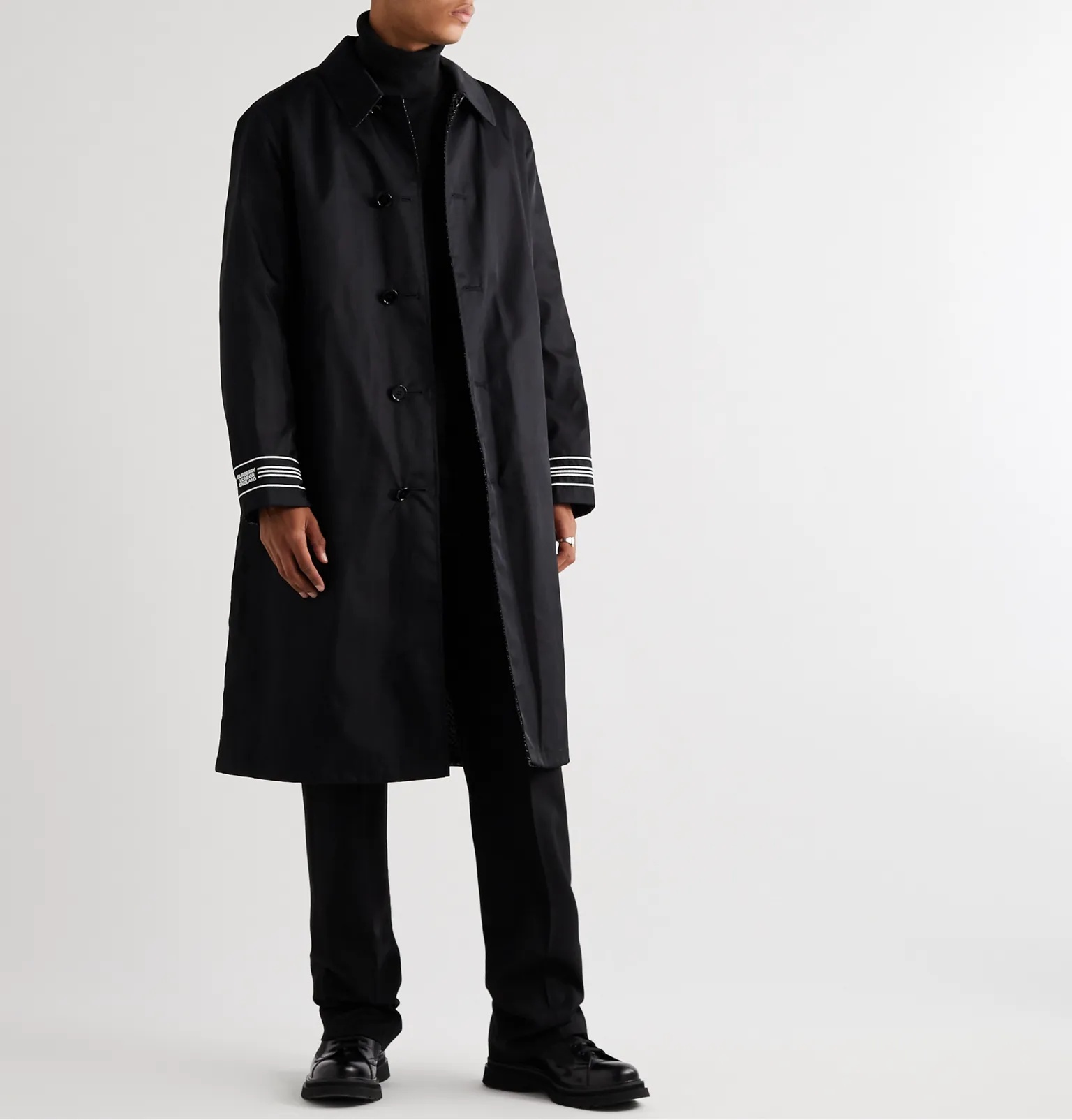 Reversible Nylon Trench Coat - 2